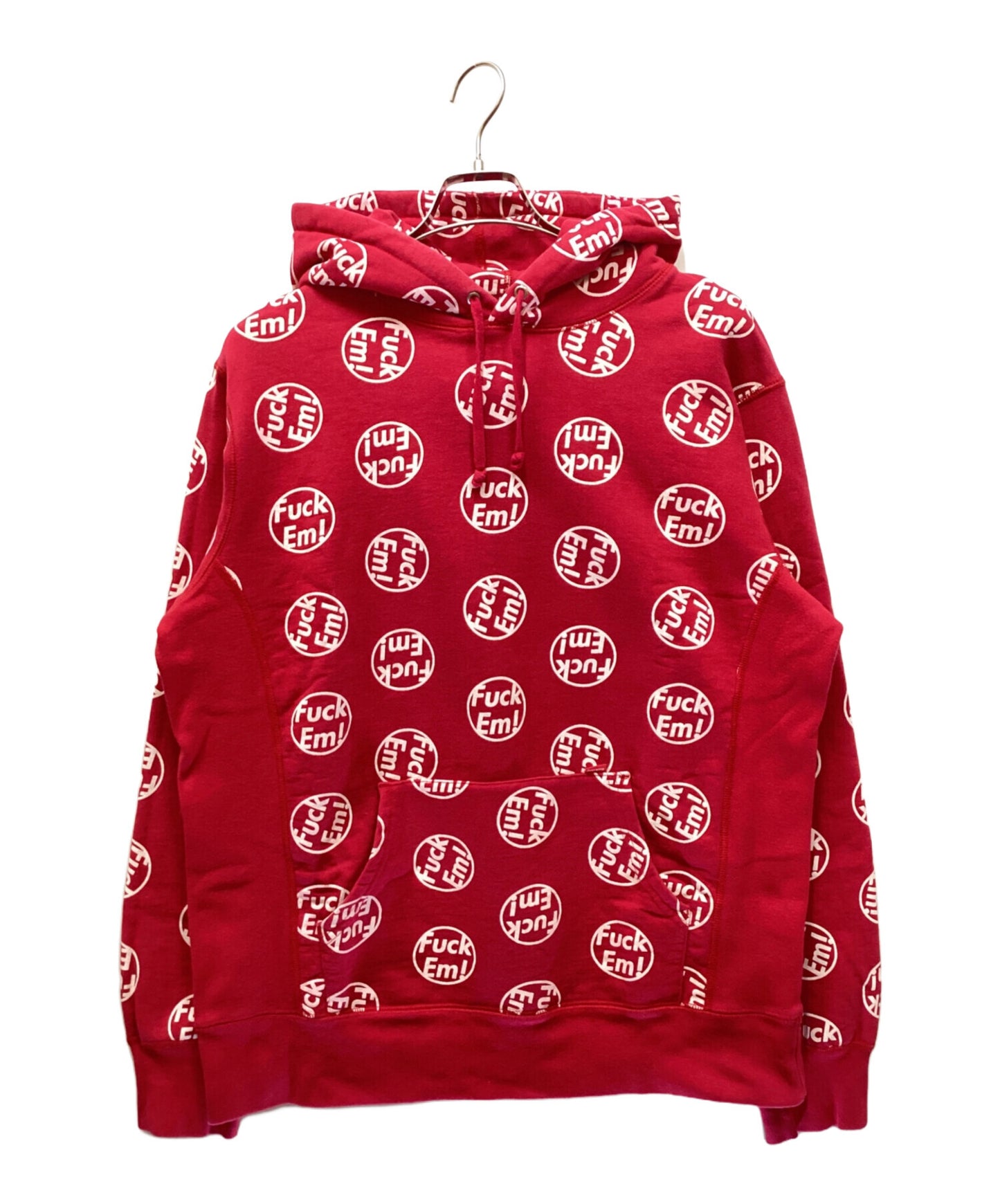 [Pre-owned] SUPREME fuck em pullover sweatshirt hoodie