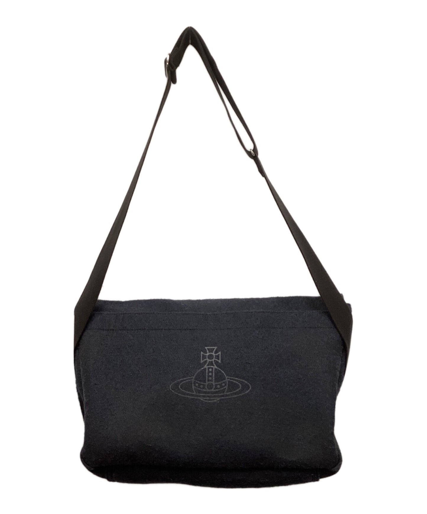 [Pre-owned] Vivienne Westwood Greek Eye Felt Shoulder Bag