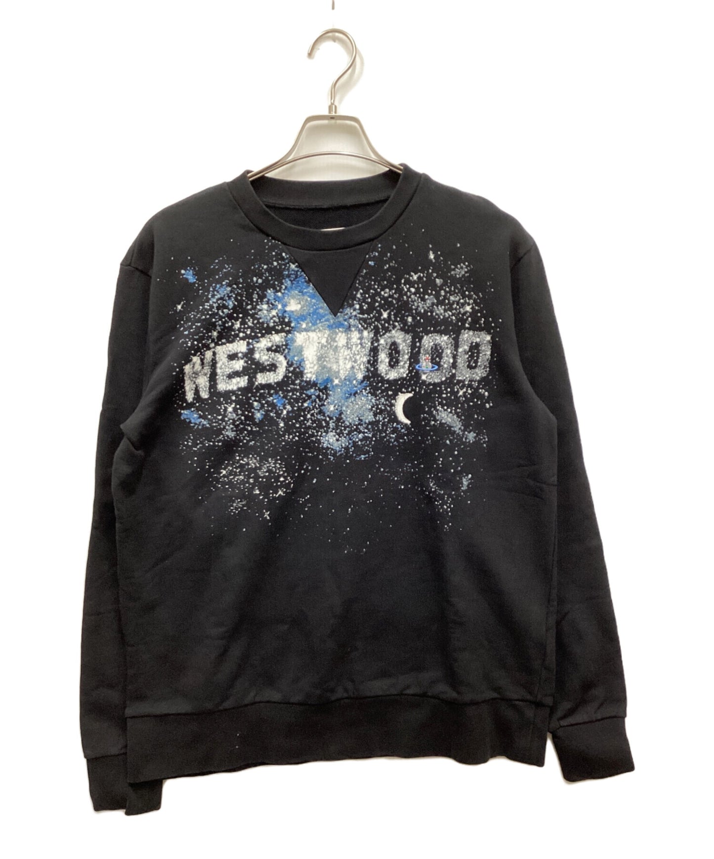 [Pre-owned] Vivienne Westwood Orb Embroidery Milky Way Sweatshirt 199214