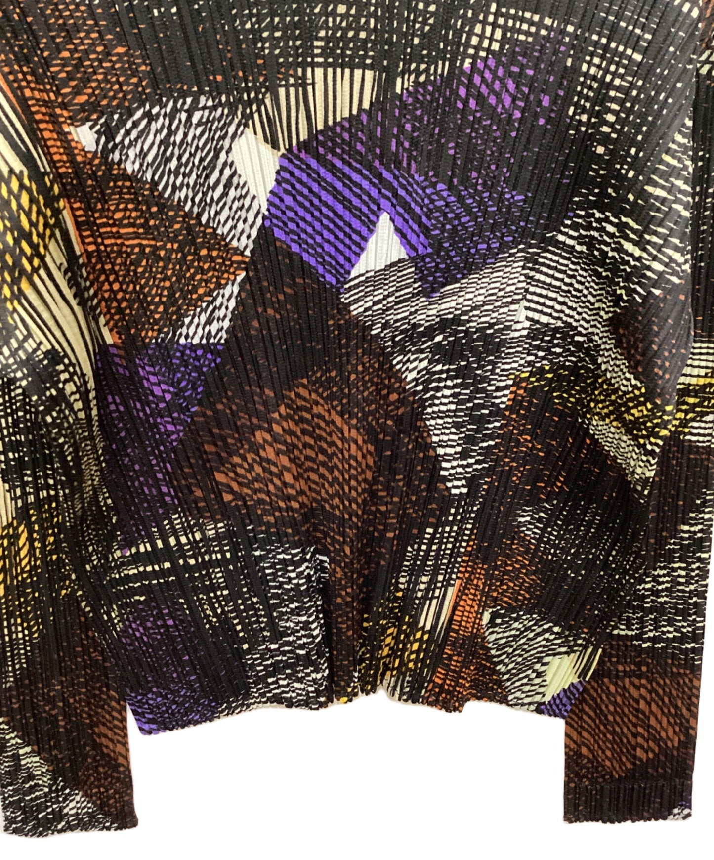 [Pre-owned] PLEATS PLEASE Pleated cut and sewn with a full pattern PP03-JK671