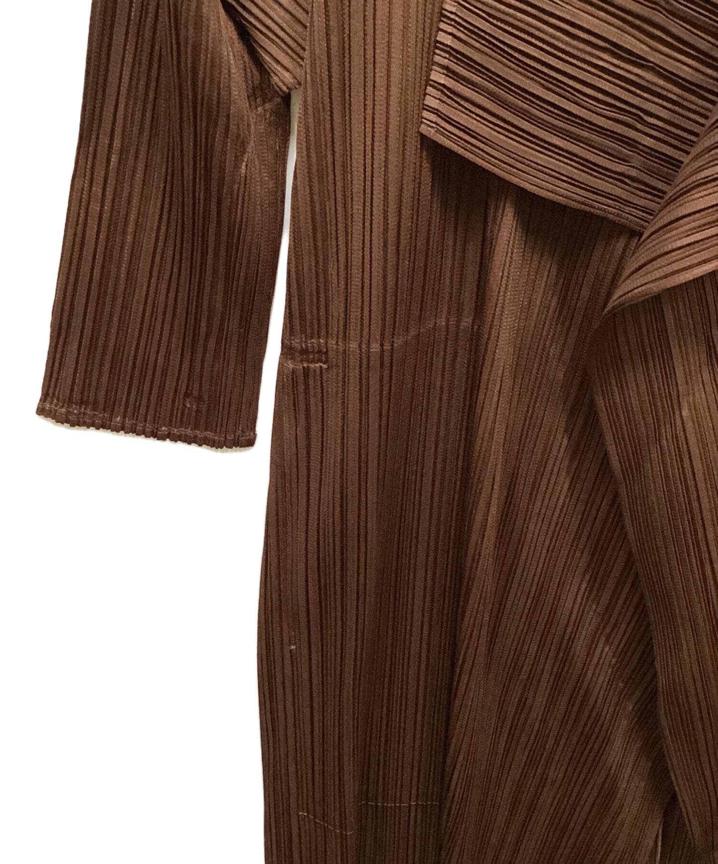 [Pre-owned] PLEATS PLEASE Belted pleated cardigan PP03-JA162