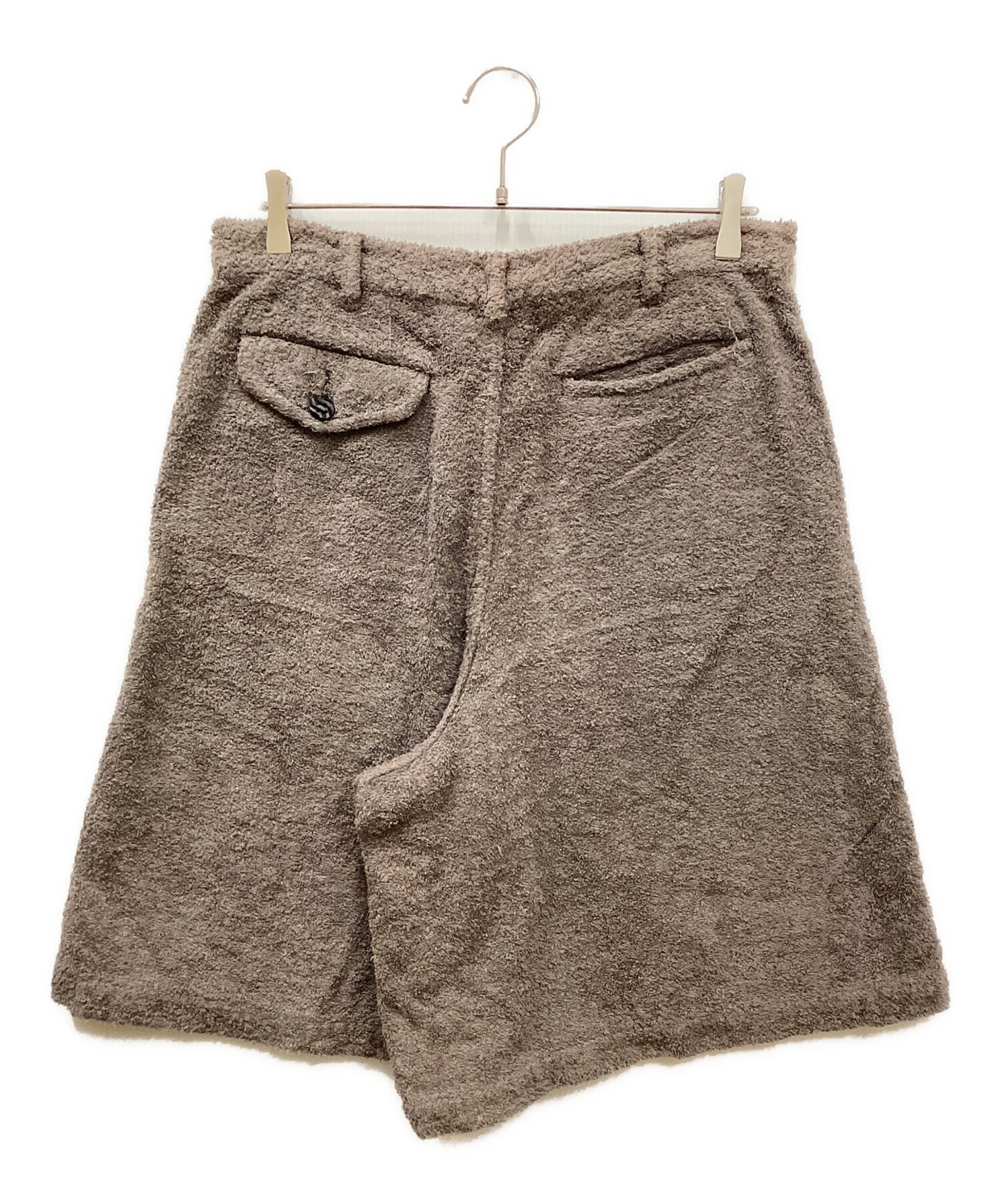 [Pre-owned] COMME des GARCONS HOMME PLUS AD2012 Pile fabric half pants PK-P081