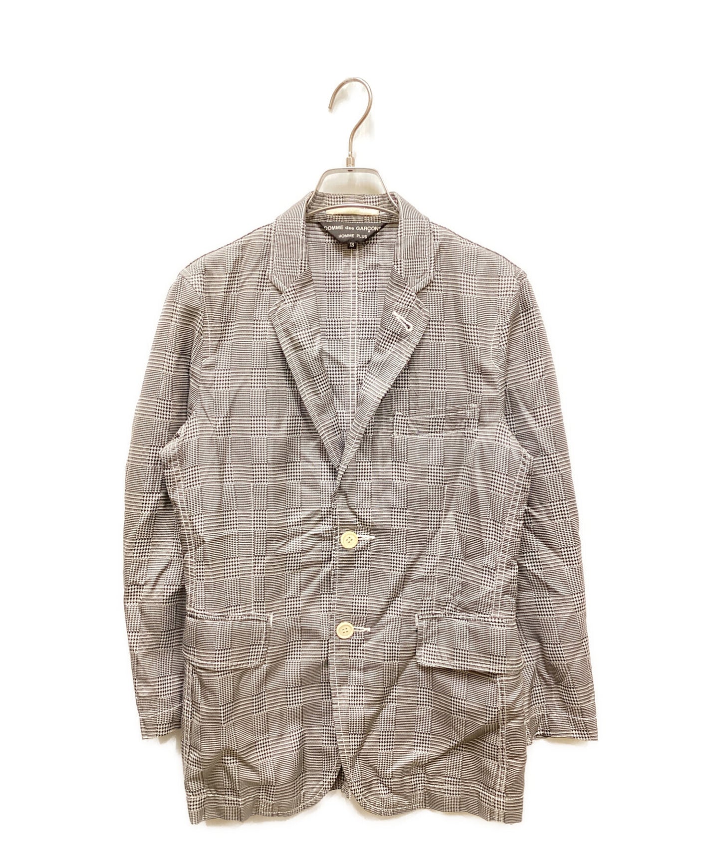 [Pre-owned] COMME des GARCONS HOMME PLUS AD2011 Multi-button Check Jacket PI-J073