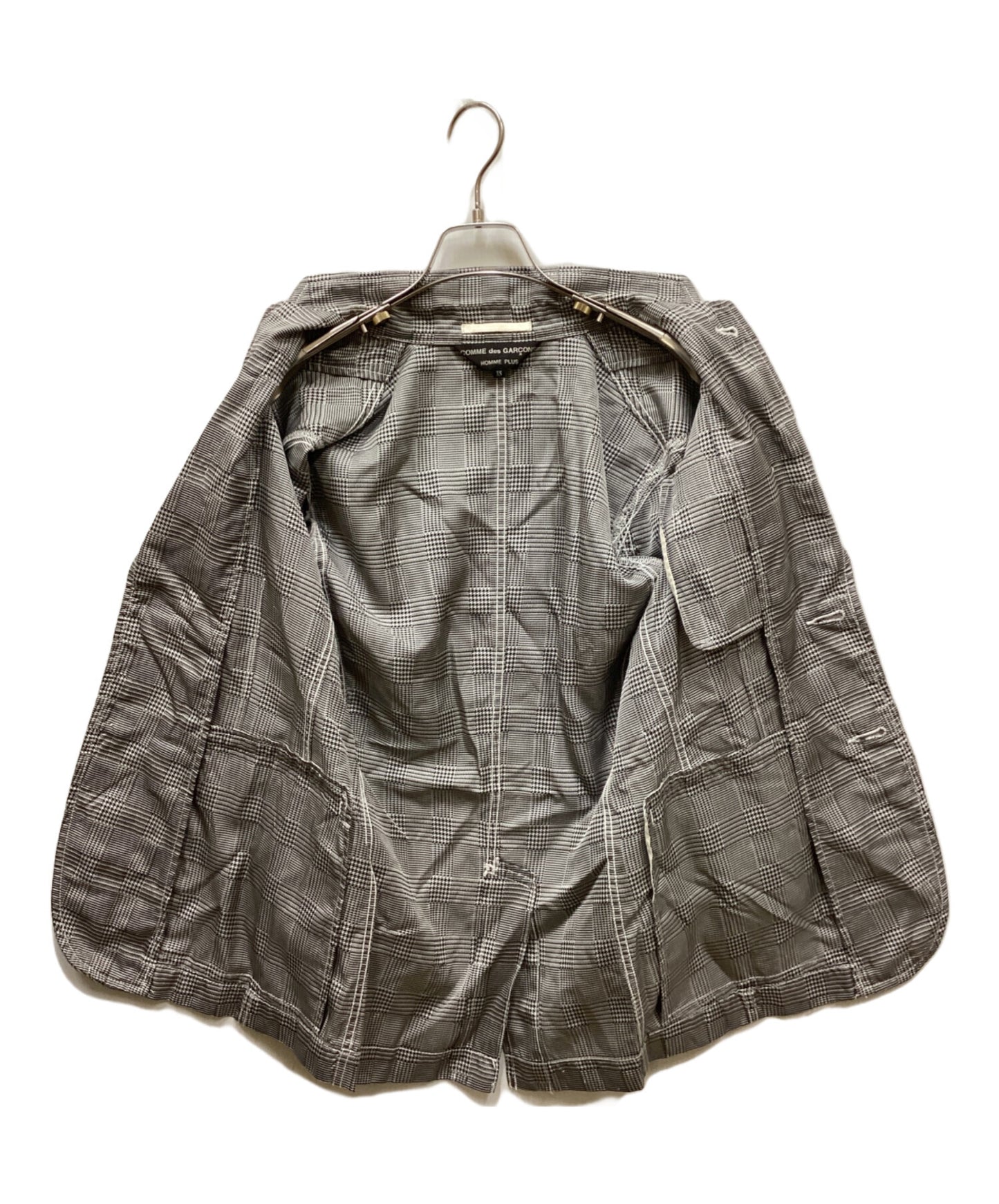 [Pre-owned] COMME des GARCONS HOMME PLUS AD2011 Multi-button Check Jacket PI-J073