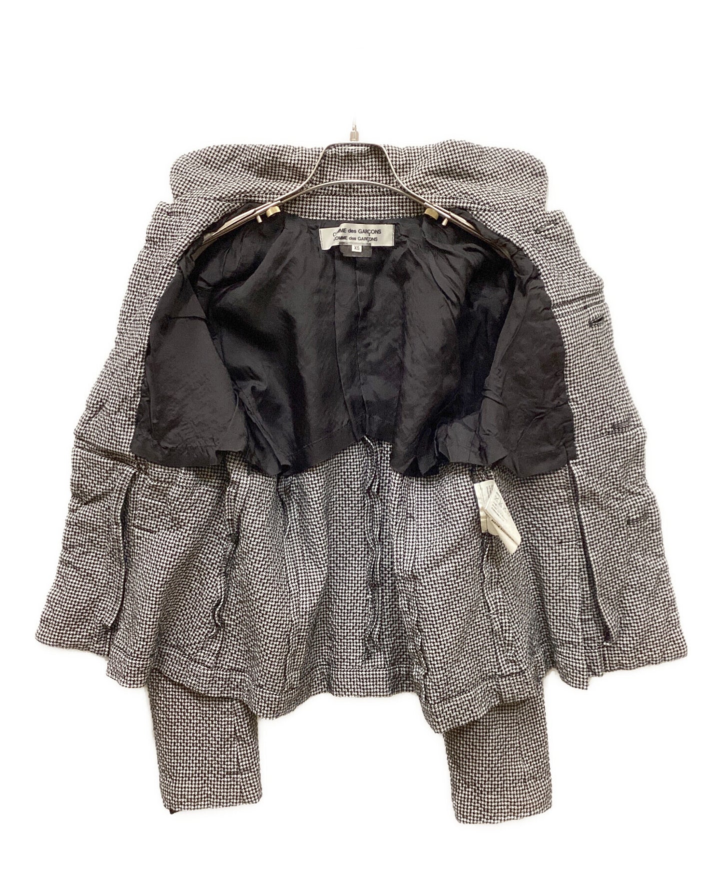 [Pre-owned] COMME des GARCONS COMME des GARCONS AD2011 Wool polychrome staggered round-collared jacket RH-J016