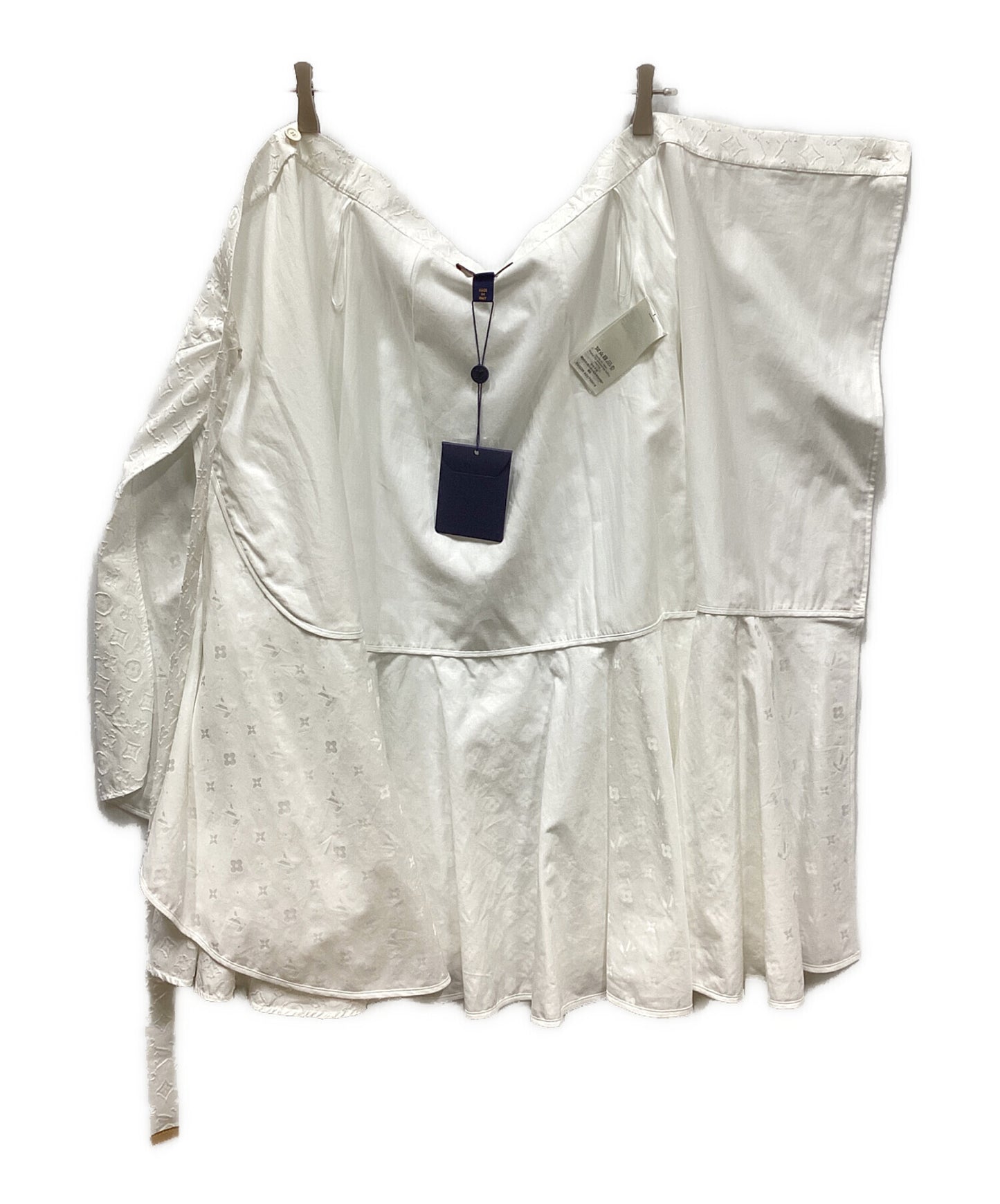 [Pre-owned] LOUIS VUITTON Monogram Relief Flounce Wrap Skirt RW222W AQV FNSK18