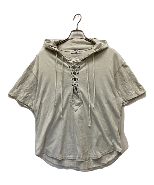 [Pre-owned] Hysteric Glamour Lace-up front hooded T-shirt 2CF-3455