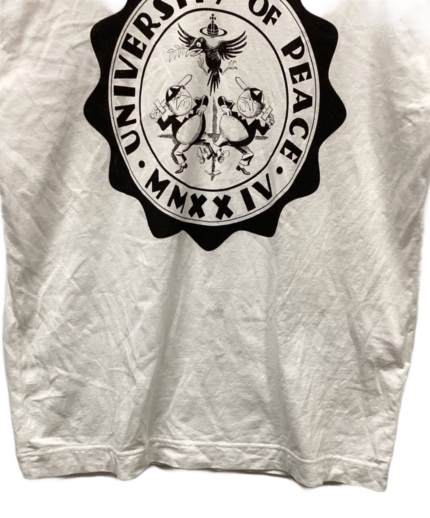 [Pre-owned] Vivienne Westwood man "UNIVERSITY OF PEACE" Relax T-shirt VW-LP-83819