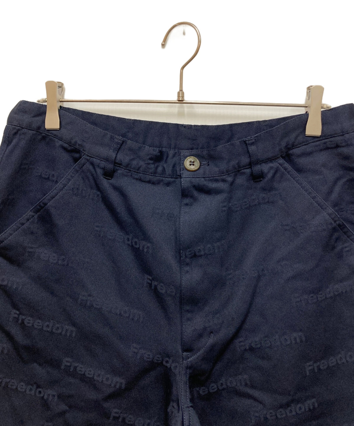 [Pre-owned] COMME des GARCONS SHIRT FREEDOM Logo Jacquard Shrunken Pants FN-P503