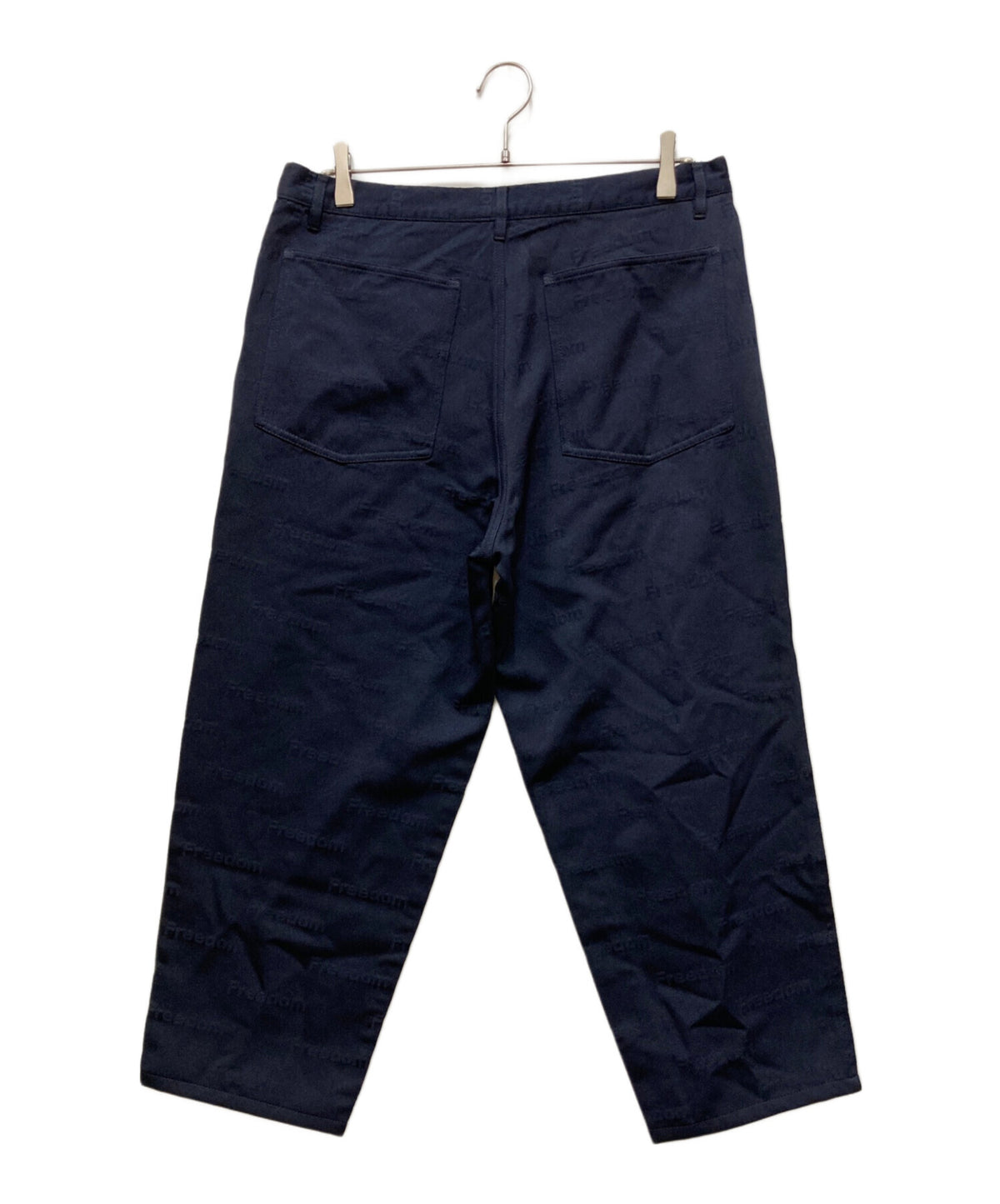 [Pre-owned] COMME des GARCONS SHIRT FREEDOM Logo Jacquard Shrunken Pants FN-P503
