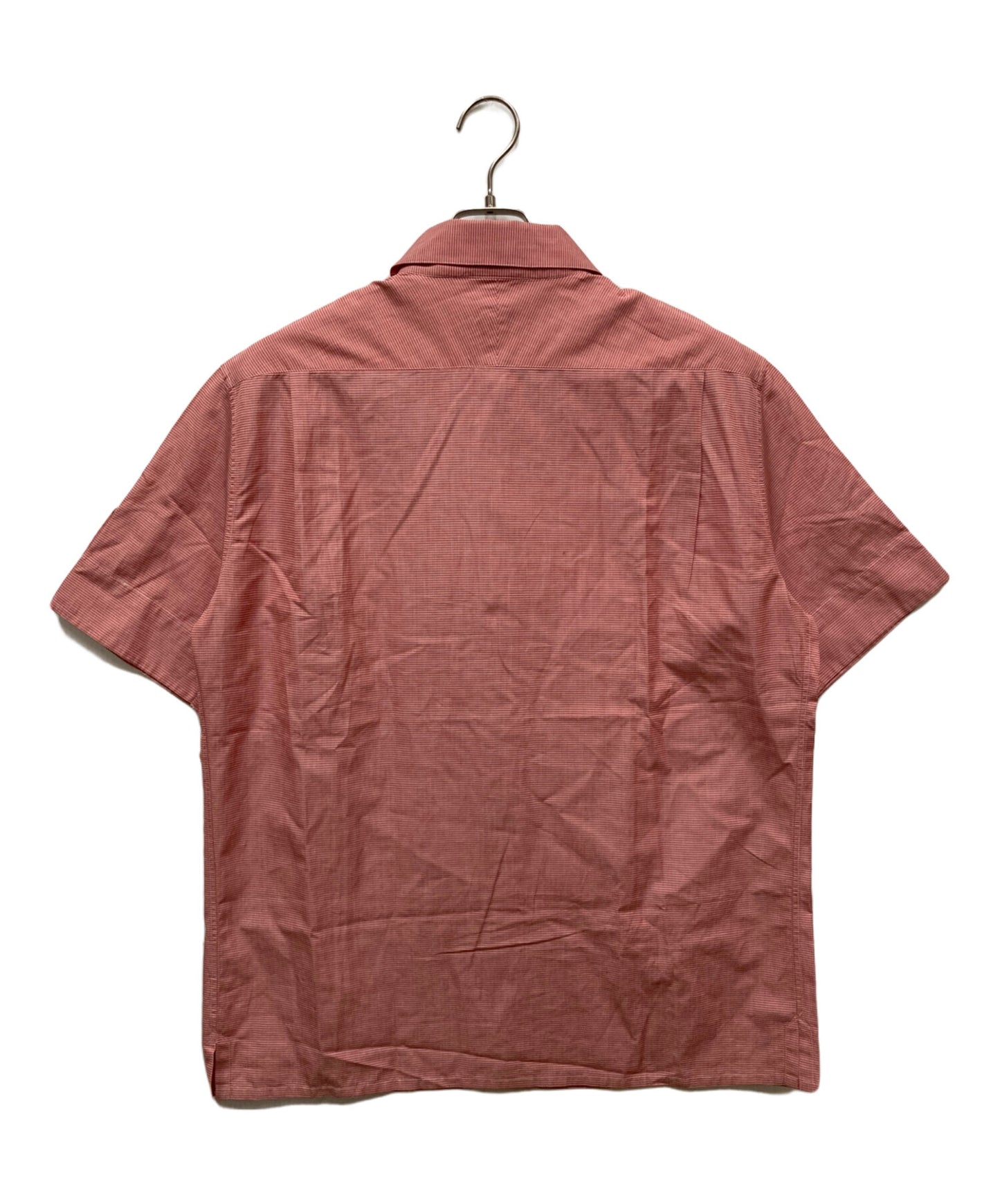 [Pre-owned] HERMES Strap Sleeve Striped Shirt