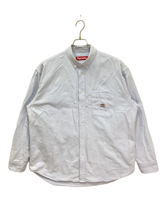 [Pre-owned] SUPREME LOOSE FIT FLANNEL OXFORD SHIRT