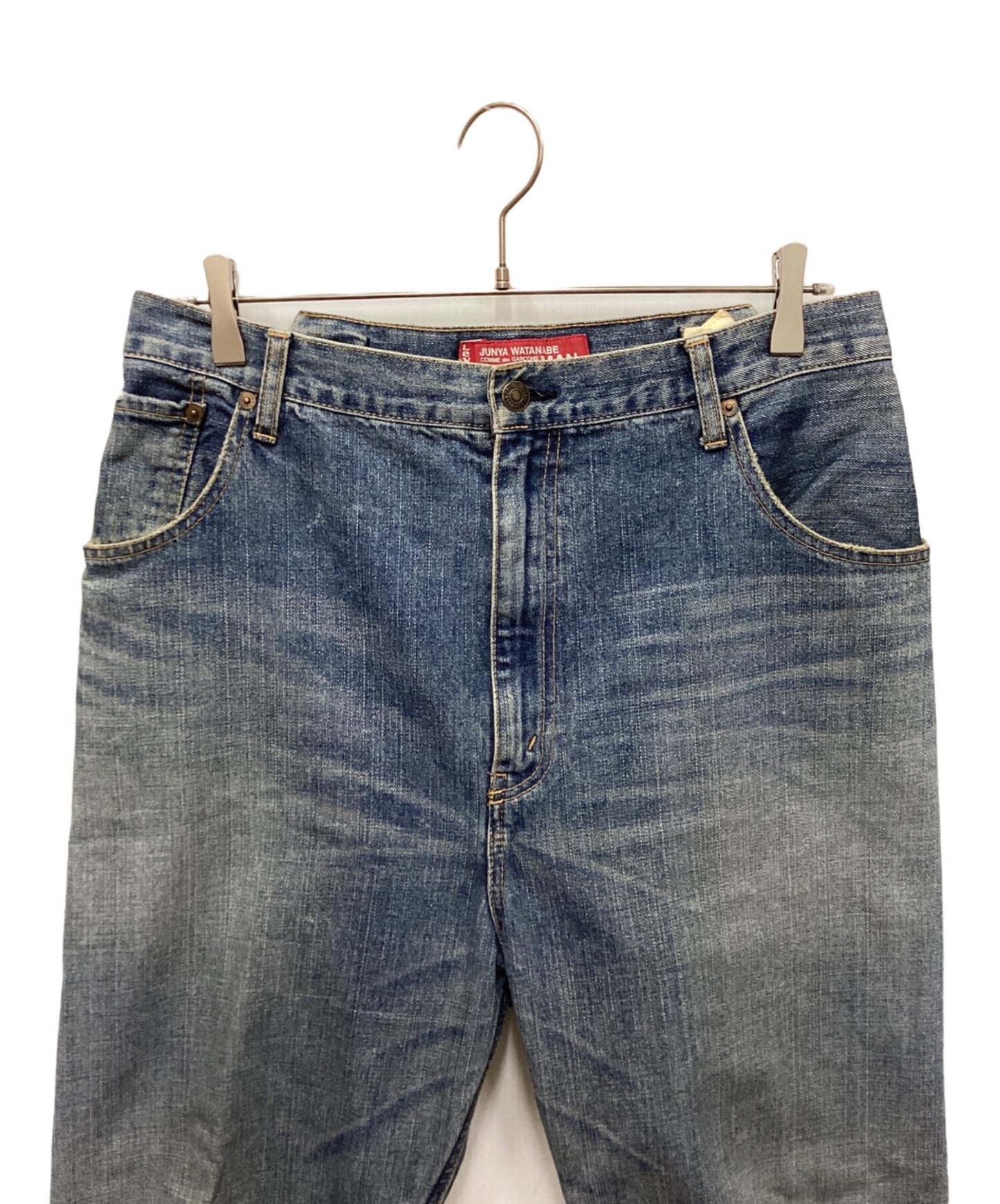 [Pre-owned] eYe COMME des GARCONS JUNYAWATANABE MAN 3D-Cut Denim Pants OQ-P204