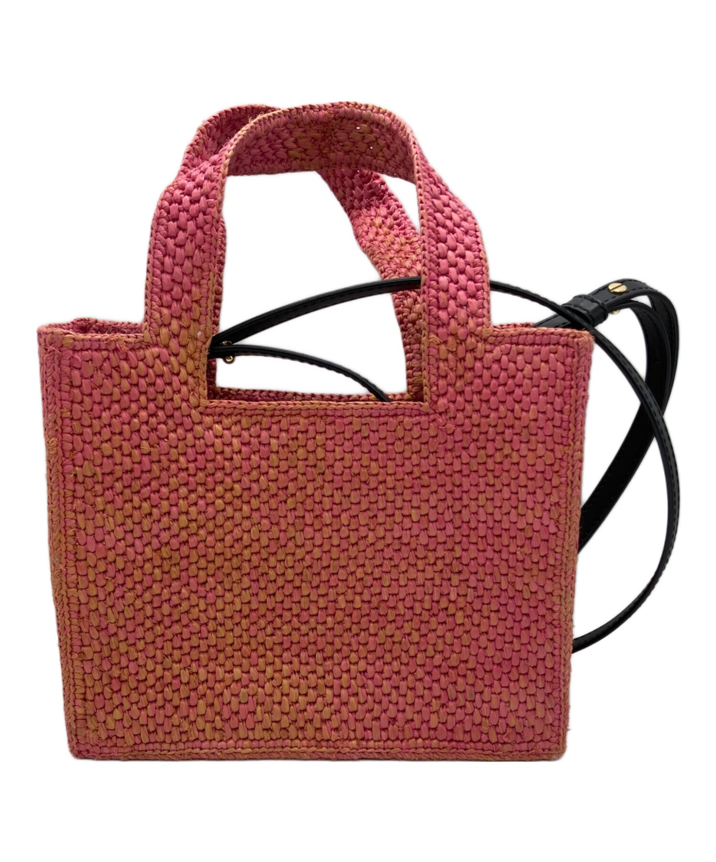 [Pre-owned] LOEWE Font Raffia 2-Way Bag (Mini) A685B59X01