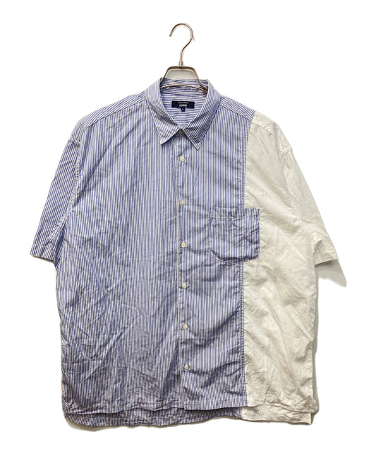 [Pre-owned] COMME des GARCONS HOMME Mix-Stripe Short-Sleeve Shirt HO-B018