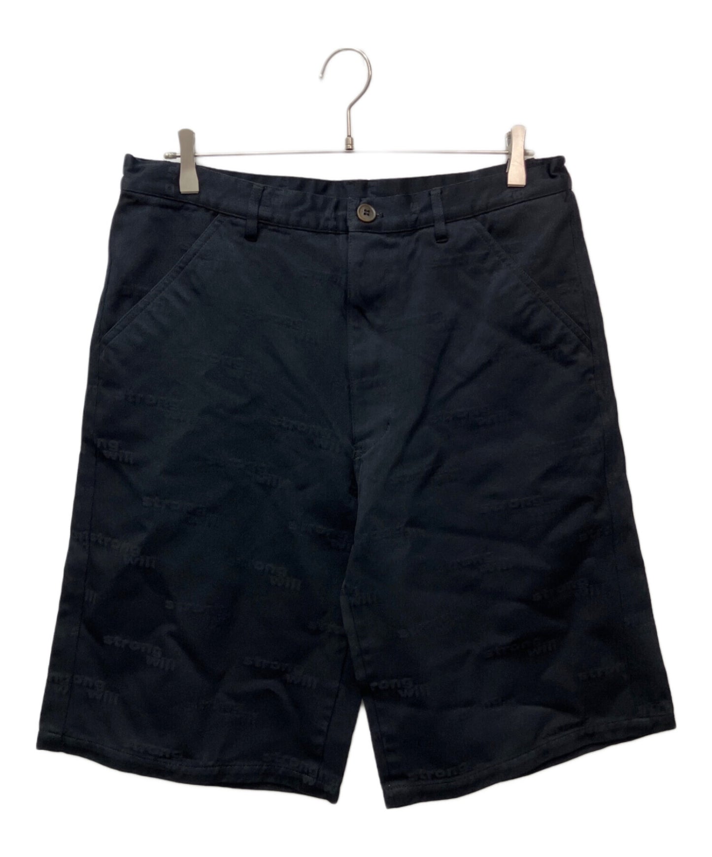 [Pre-owned] COMME des GARCONS SHIRT Poly Shrunken Strong Will All-Over Print Shorts FN-P504
