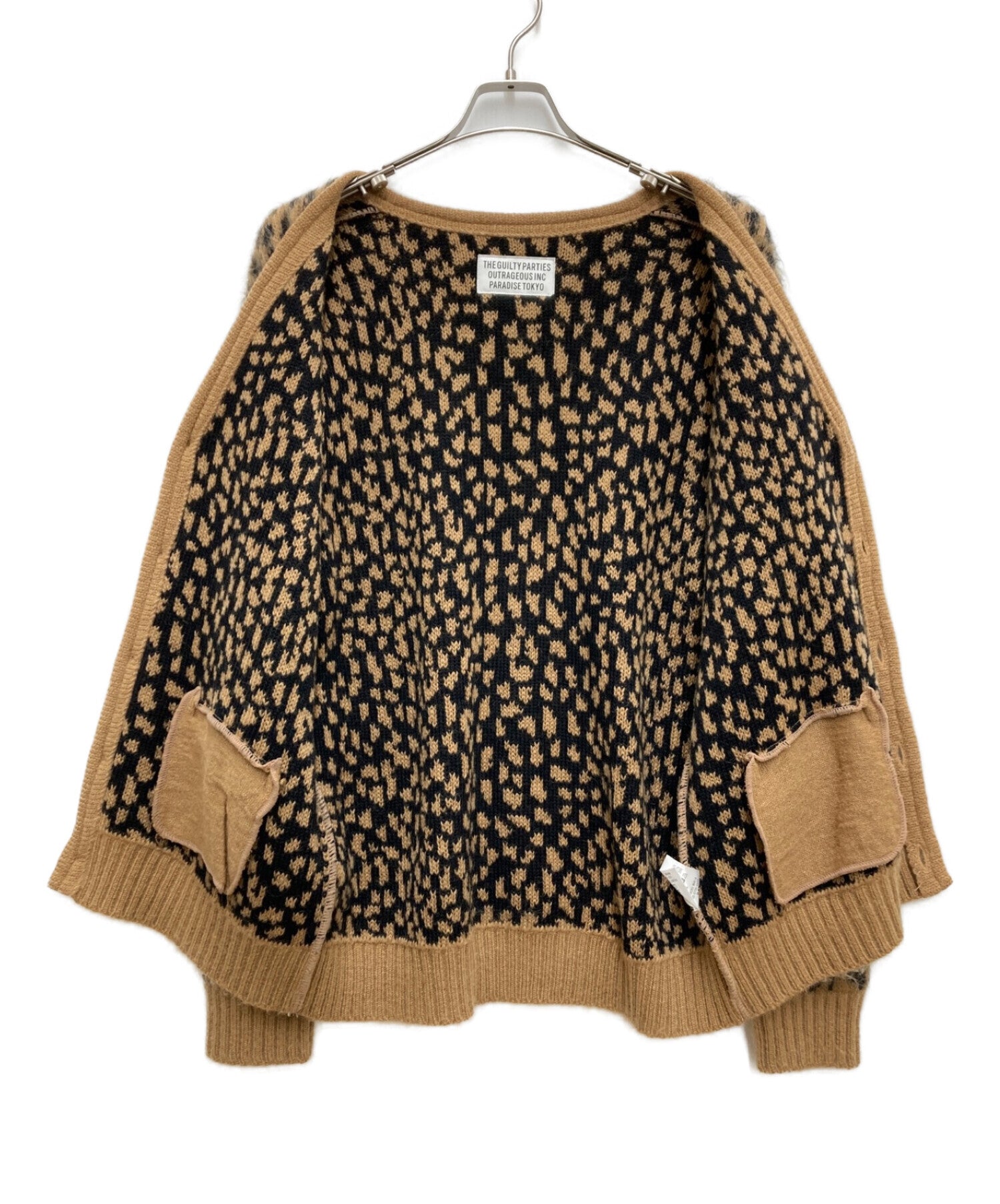 wackoMARIA MOHAIRLEOPARDCARDIGAN LEOPARD43cm身幅 ...