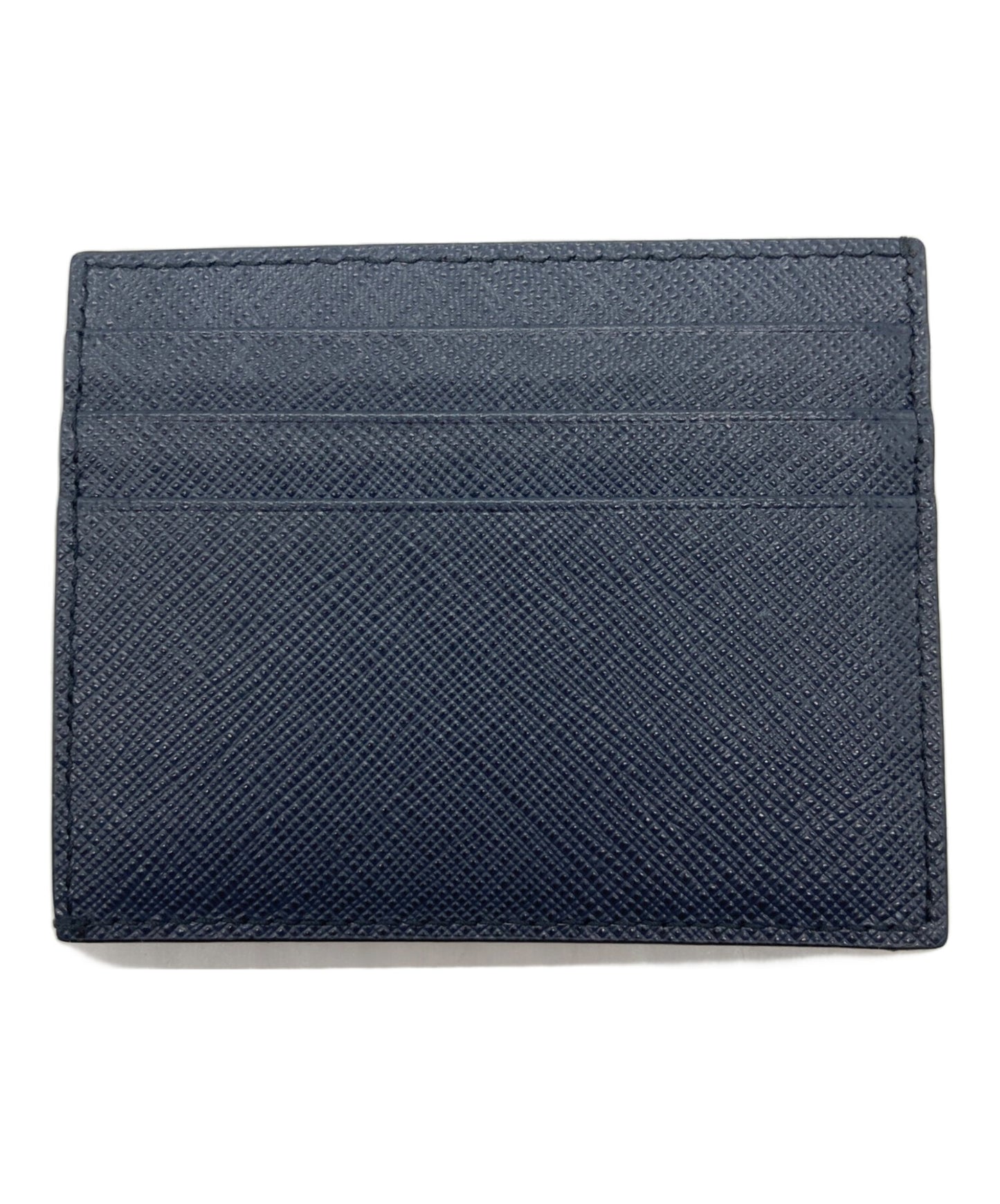 [Pre-owned] PRADA Saffiano Triangle Card Case / Card Case