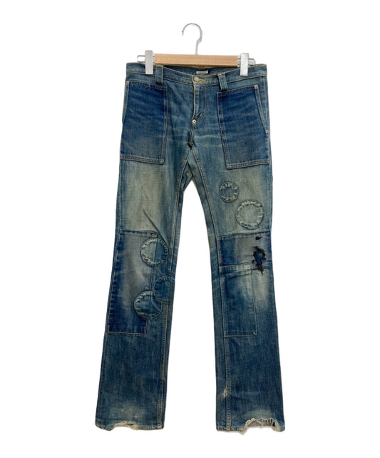 [Pre-owned] UNDERCOVER patchwork denim pants S-47