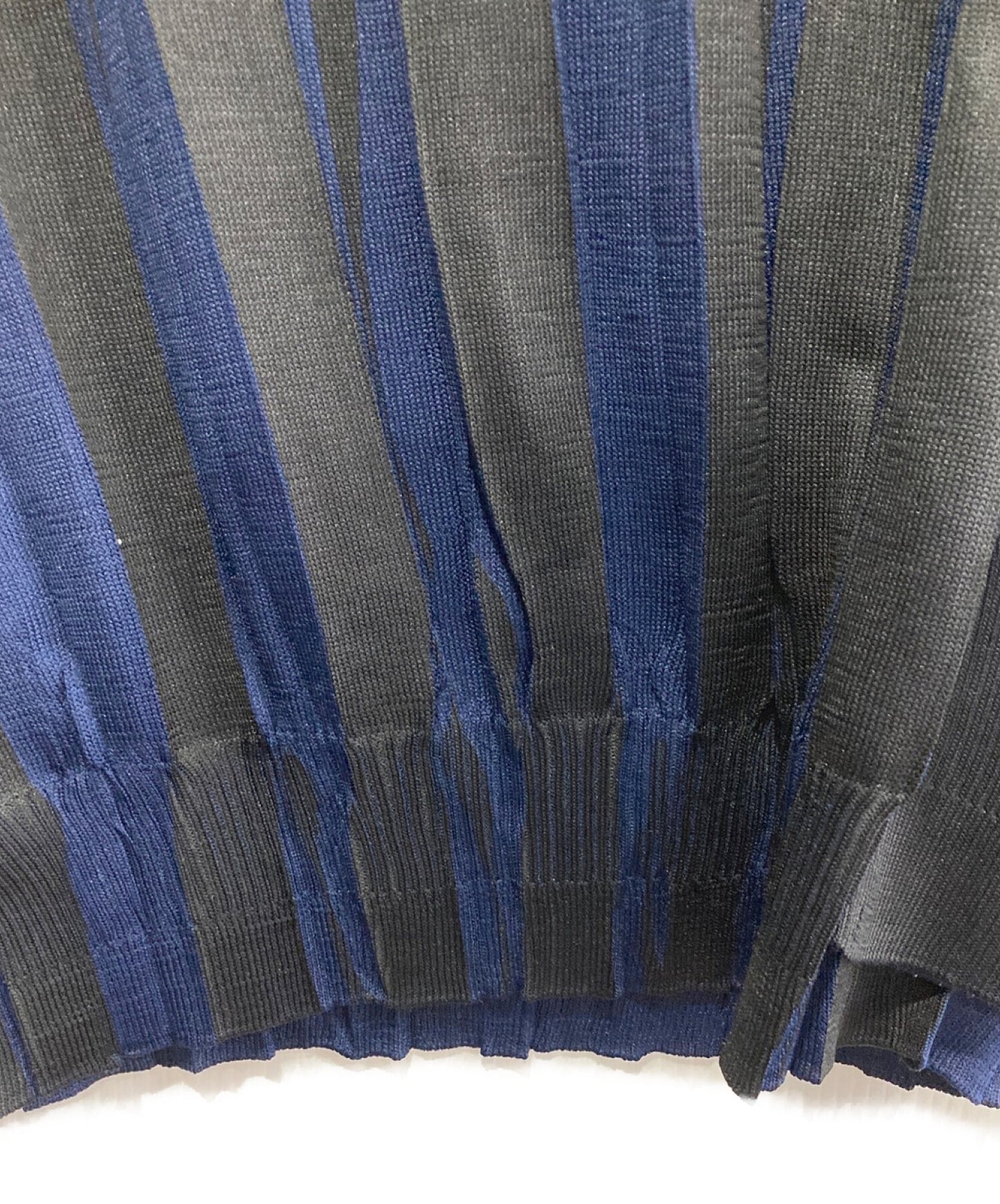 [Pre-owned] ISSEY MIYAKE MEN Pleated Mock Neck Sweater / ME83KN236 / Mock Neck Sweater / Sweater ME83KN236