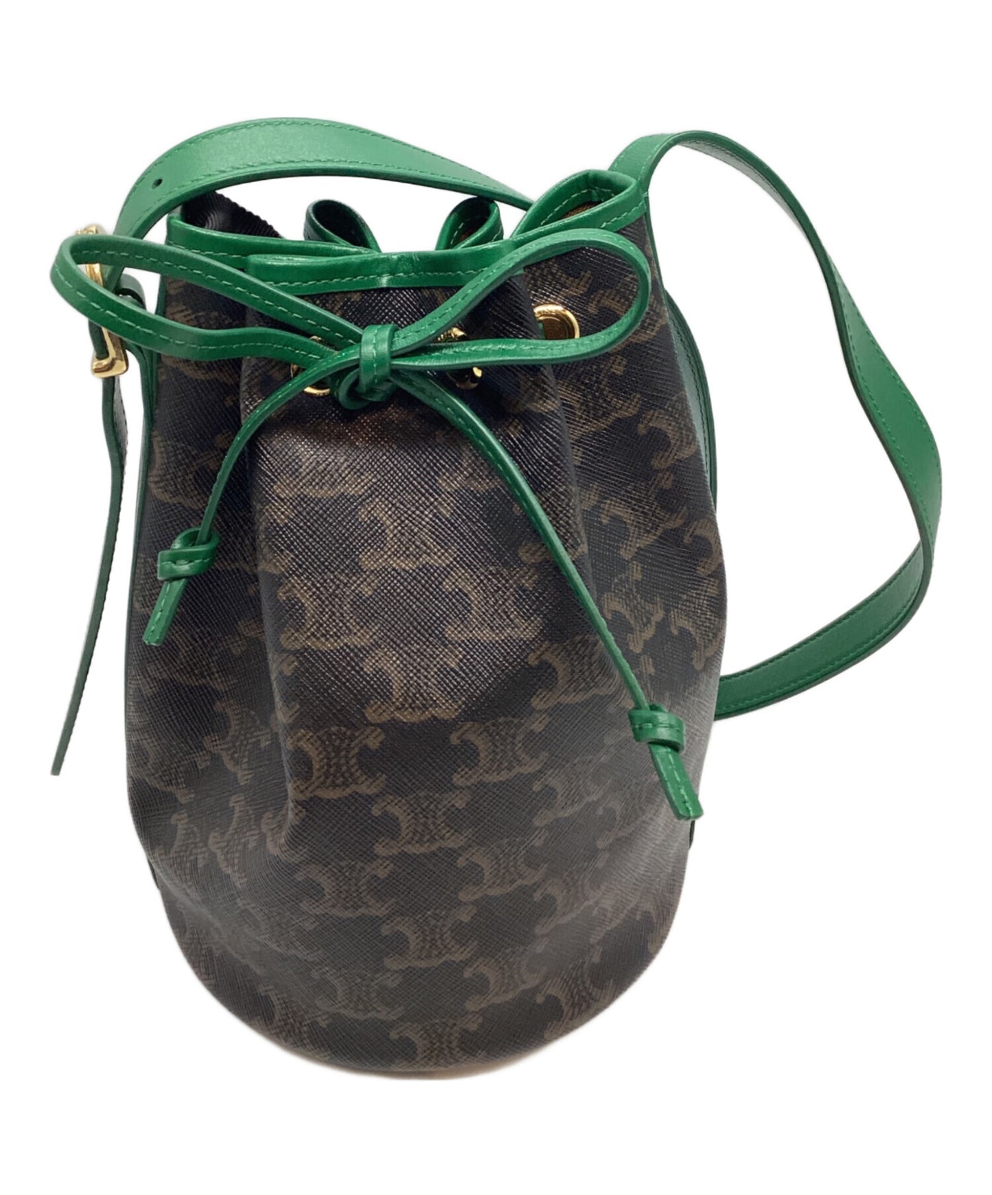 [Pre-owned] CELINE Small Drawstring Bag