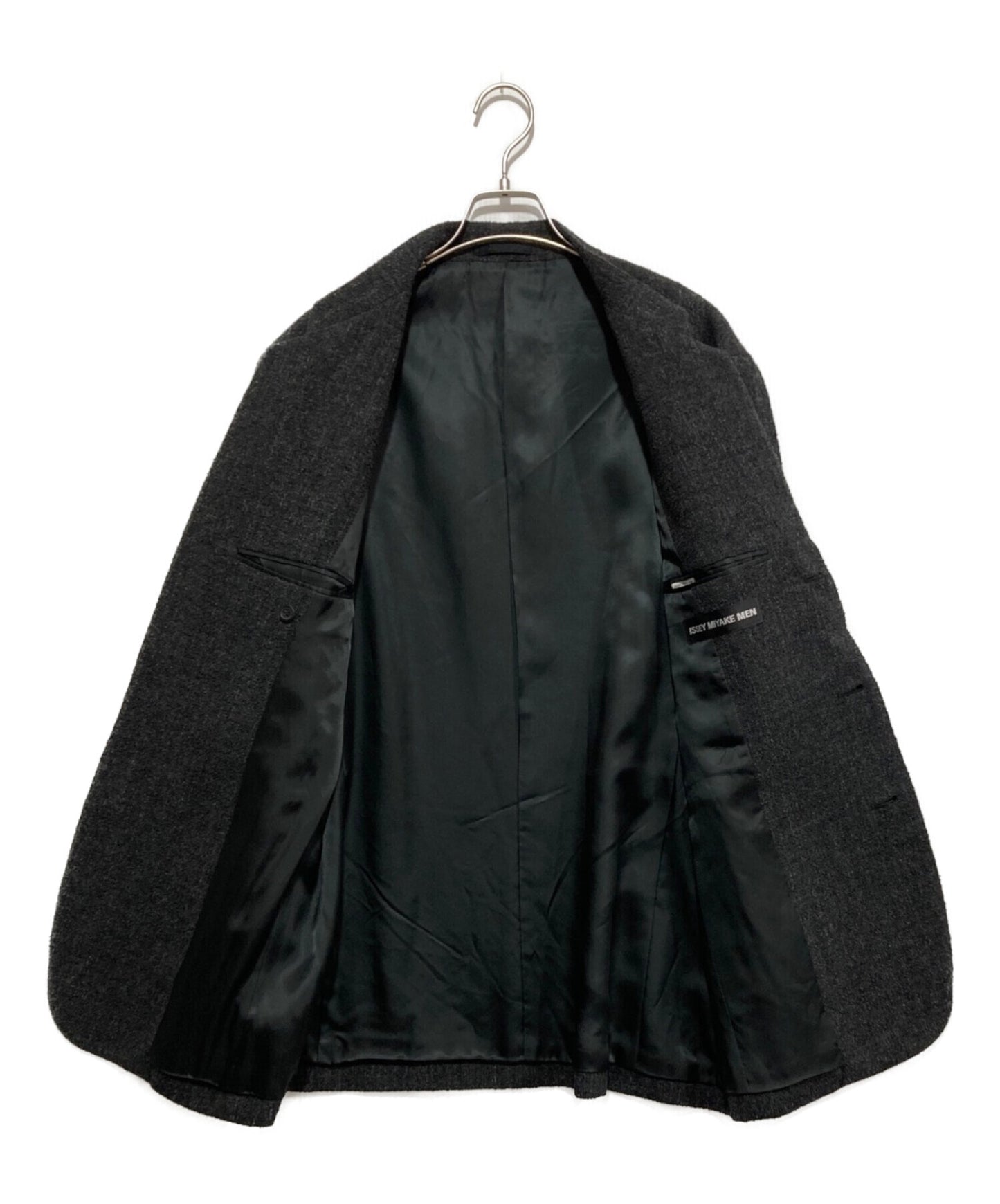 [Pre-owned] ISSEY MIYAKE MEN collarless jacket