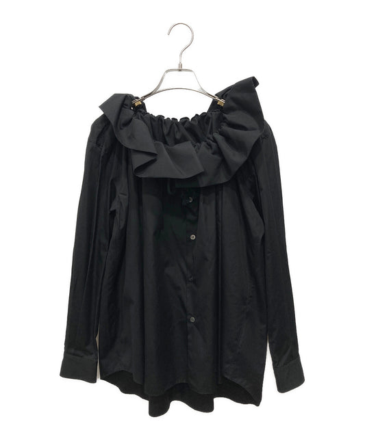 [Pre-owned] COMME des GARCONS COMME des GARCONS Ruffle collar blouse RK-B014/AD2022