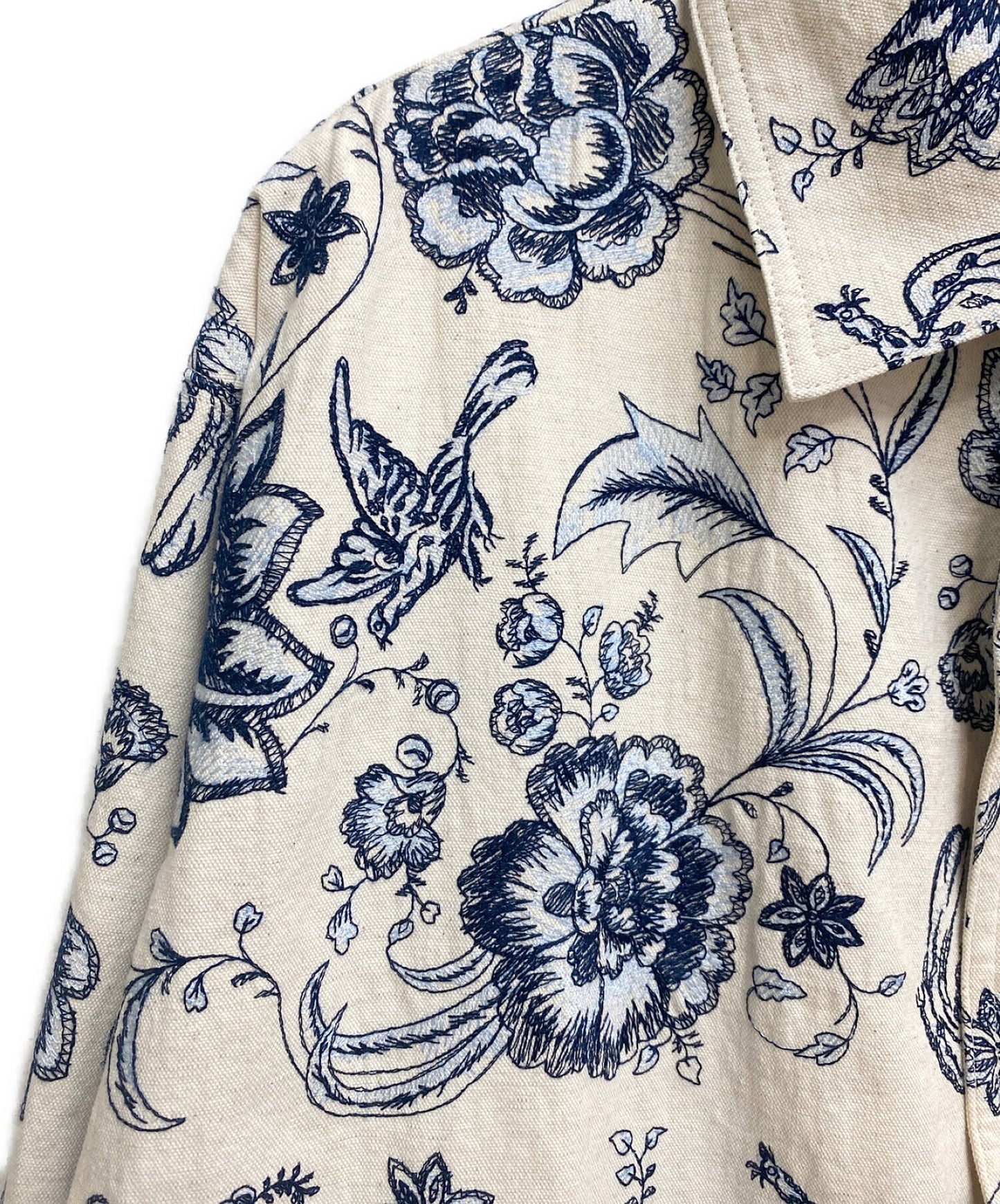 [Pre-owned] Y's Flower Embroidery Long Coat YR-C05-016