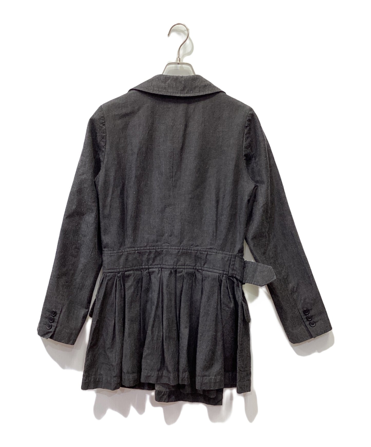 [Pre-owned] COMME des GARCONS COMME des GARCONS Product-dyed belted coat RO-J008