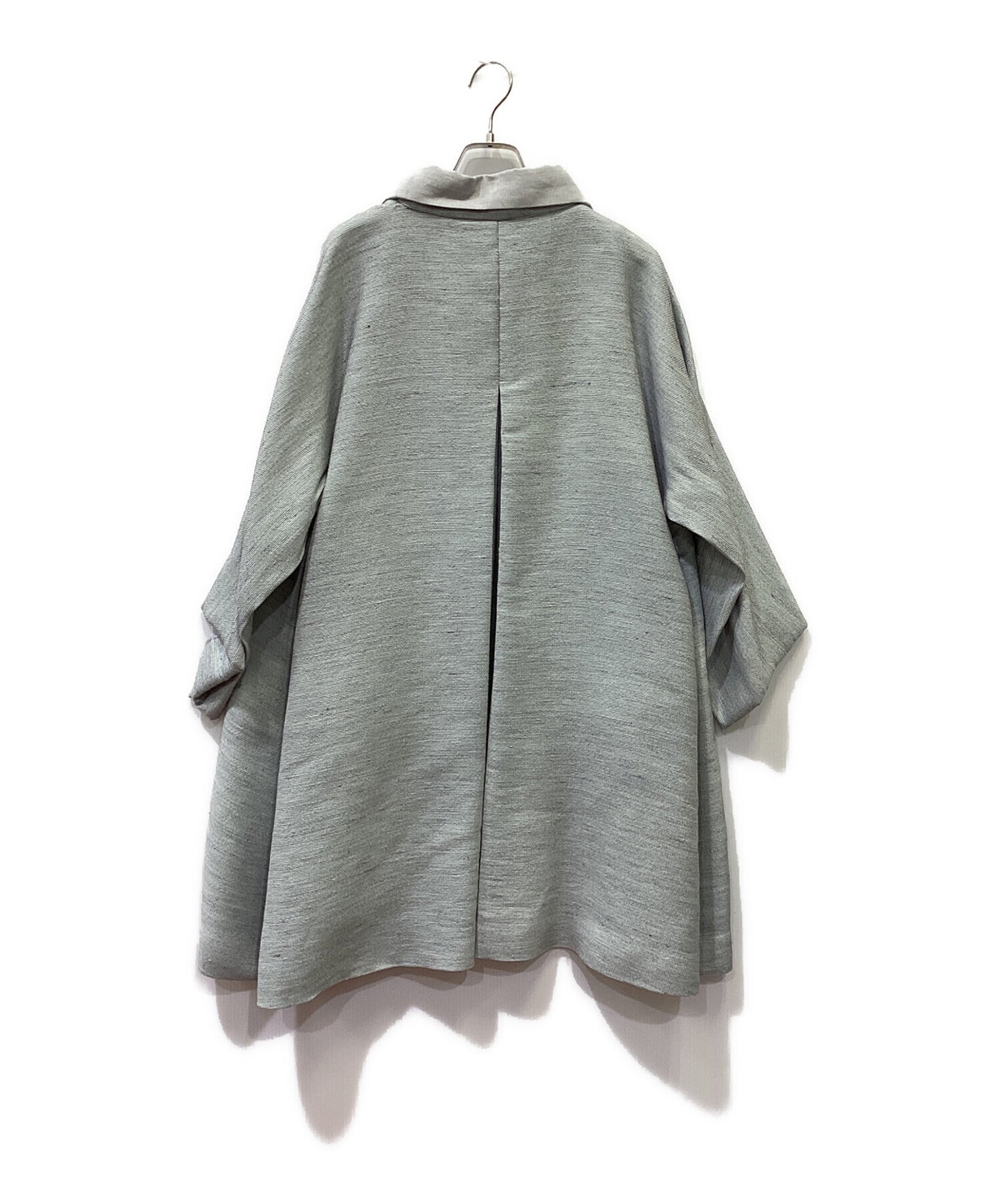 [Pre-owned] ISSEY MIYAKE A-line linen blend coat IM01FA014