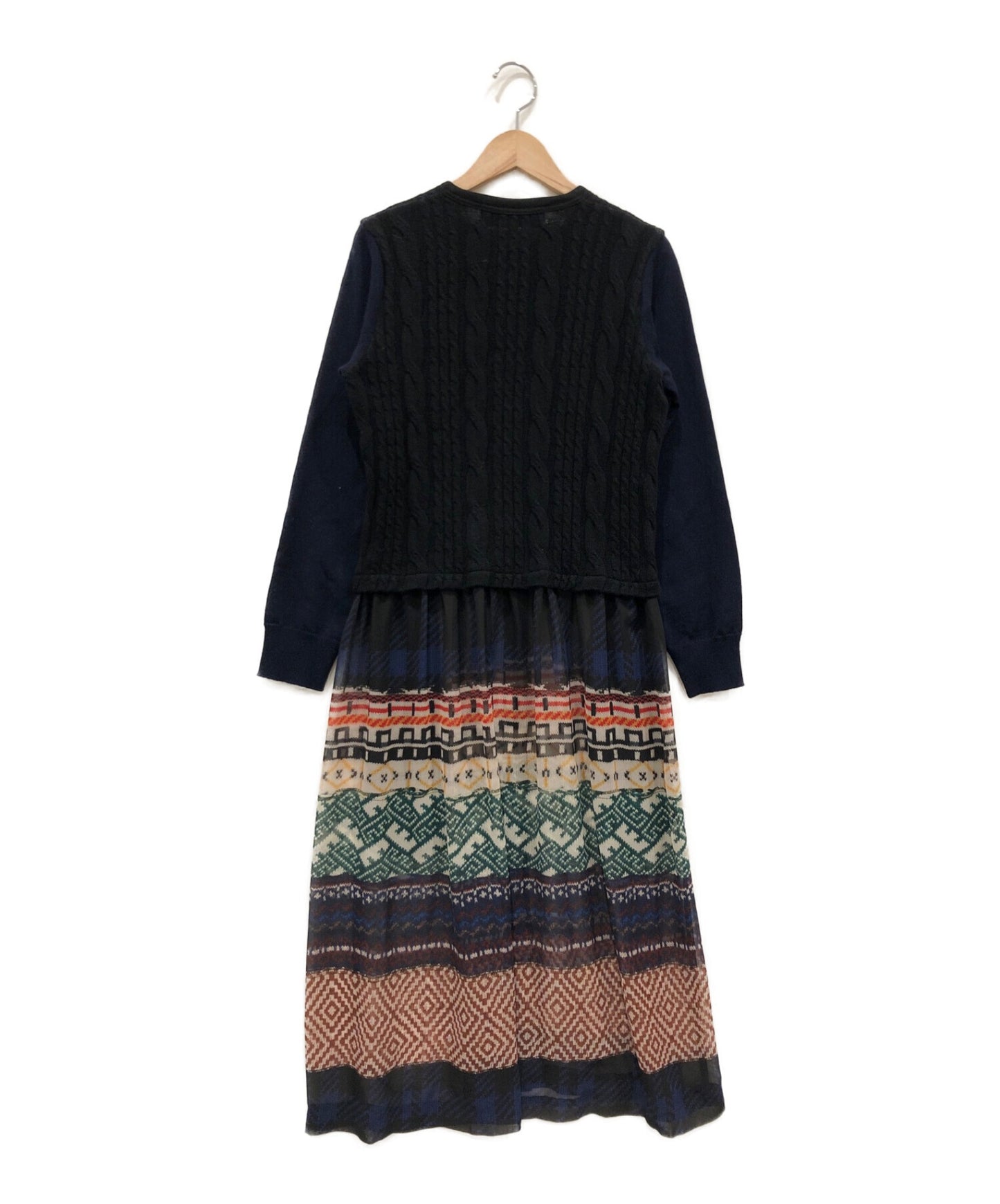 [Pre-owned] tricot COMME des GARCONS Knit Switching Dress TT-O011