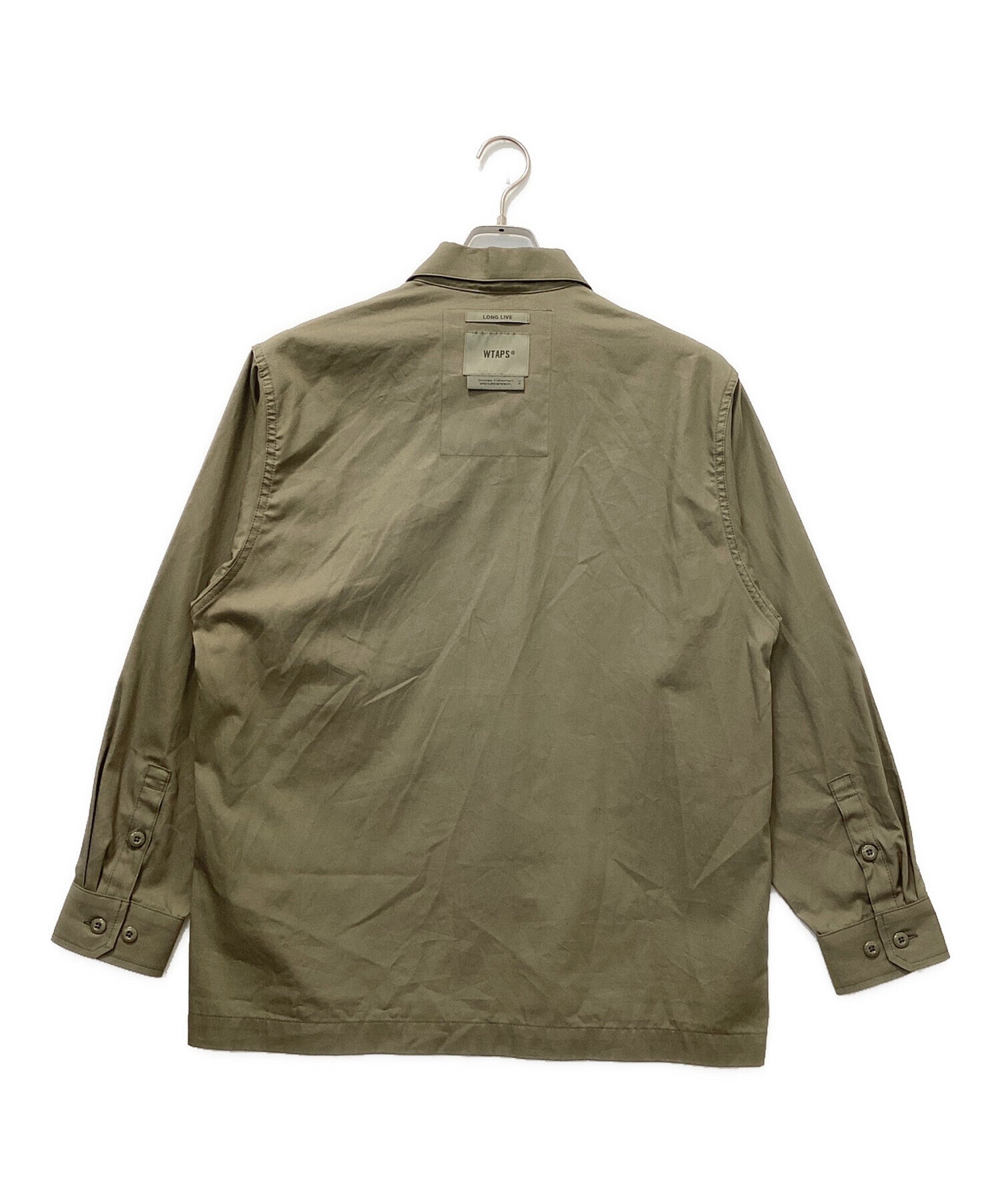 [Pre-owned] WTAPS CBW/LS/COTTON.POPLIN 222BRDT-SHM01