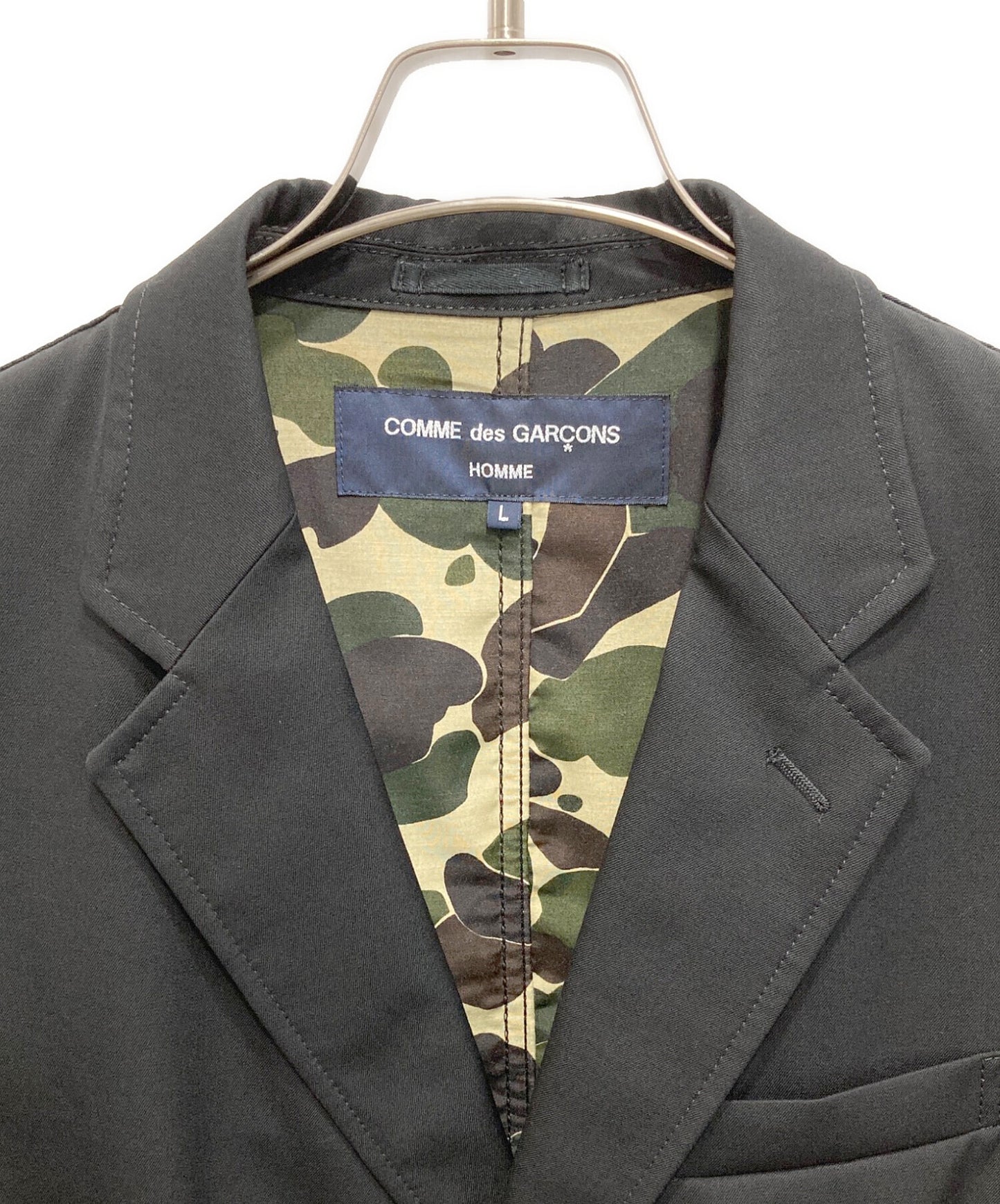 [Pre-owned] COMME des GARCONS HOMME Tailored jacket with camouflage lining HR-J101/AD2016