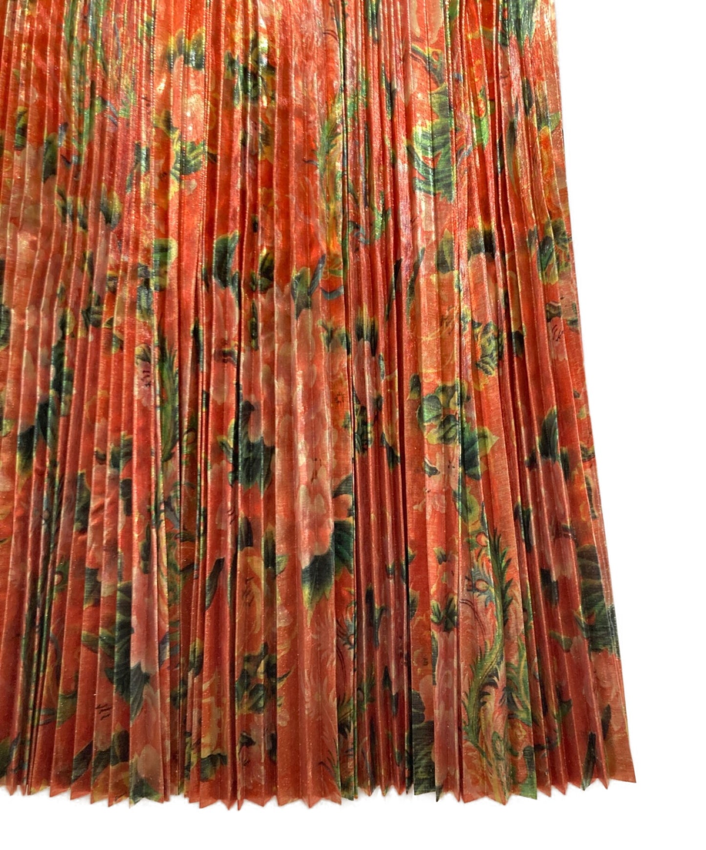 [Pre-owned] JUNYA WATANABE COMME des GARCONS Floral Print Pleated Skirt JI-S022 / 22SS.