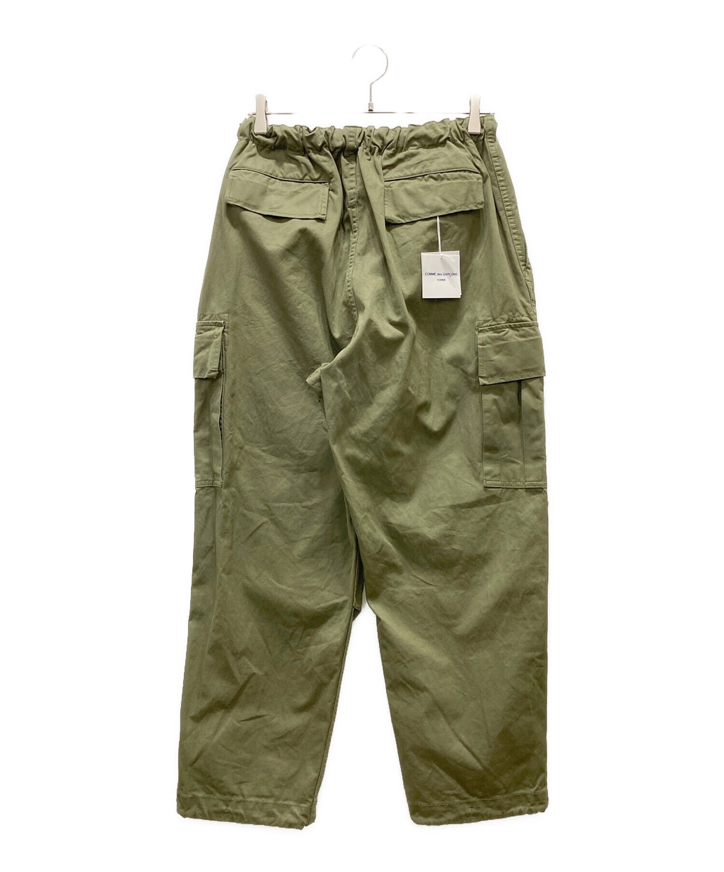 [Pre-owned] COMME des GARCONS HOMME Cotton Chinocloth Product-Dyed Cargo Pants HK-P011/AD2022