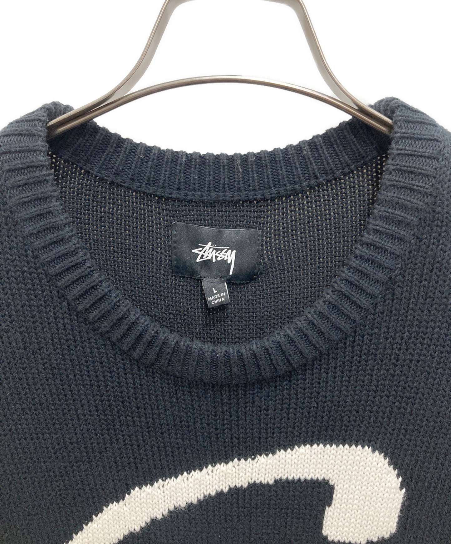 [Pre-owned] stussy CURLY S SWEATER 117073