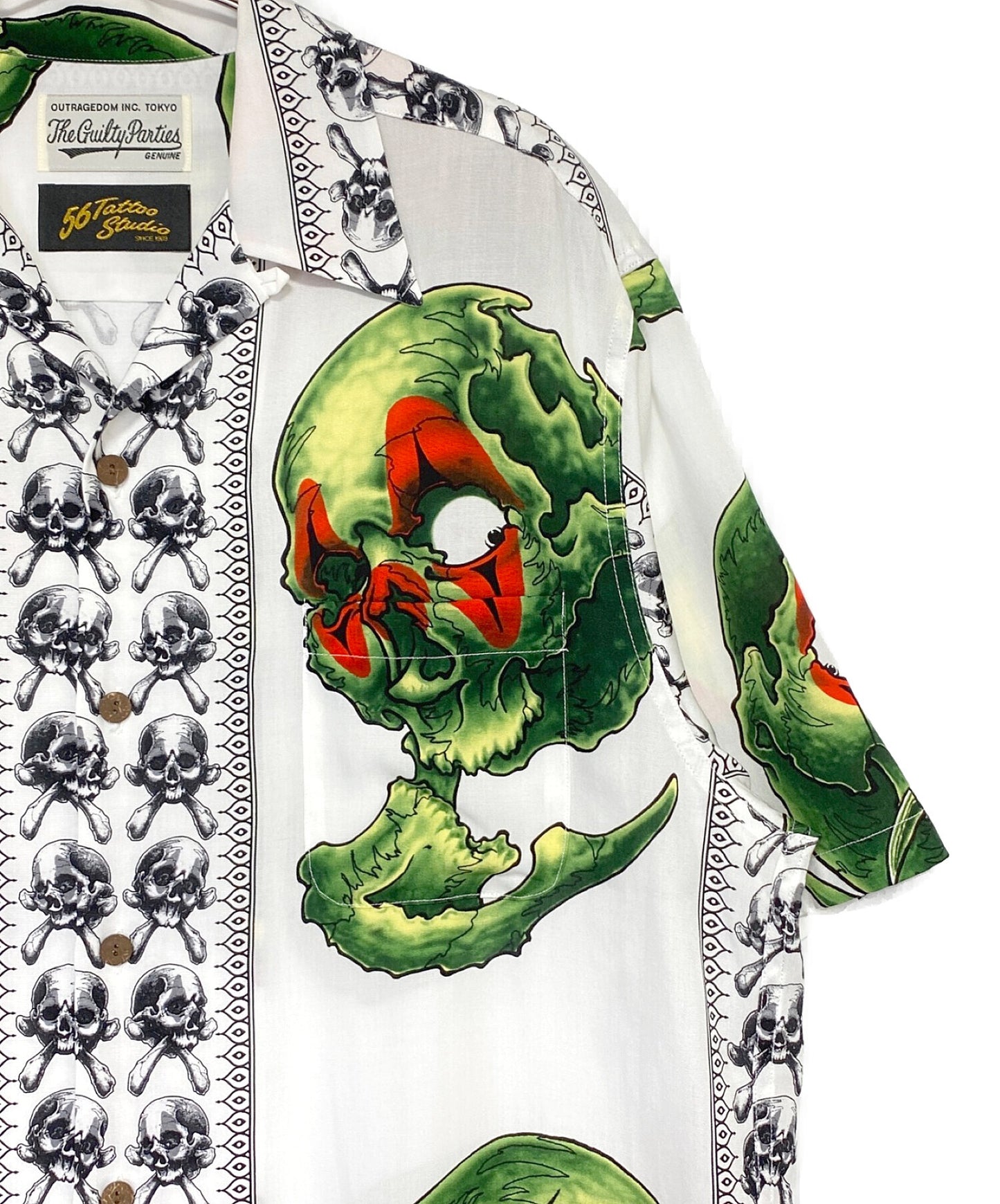 [Pre-owned] WACKO MARIA 56 TATTOO STUDIO / S/S HAWAIIAN SHIRT ( TYPE-1 )