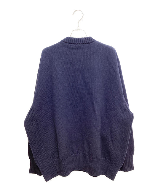[Pre-owned] UNDERCOVER College Design Crew Neck Knit UC2B4903-2
