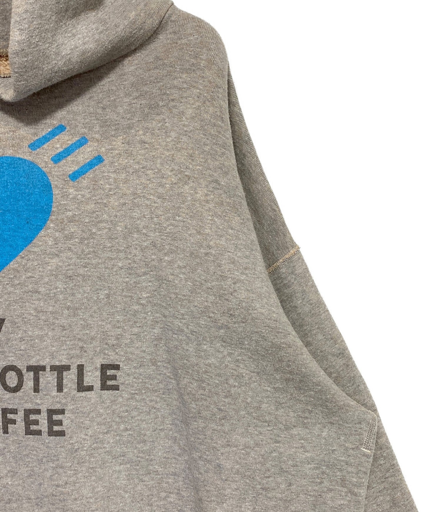 [Pre-owned] HUMAN MADE HOODED SWEATSHIRT BLUE BOTTLE COFFEE ( Hooded sweatshirt blue bottle coffee )