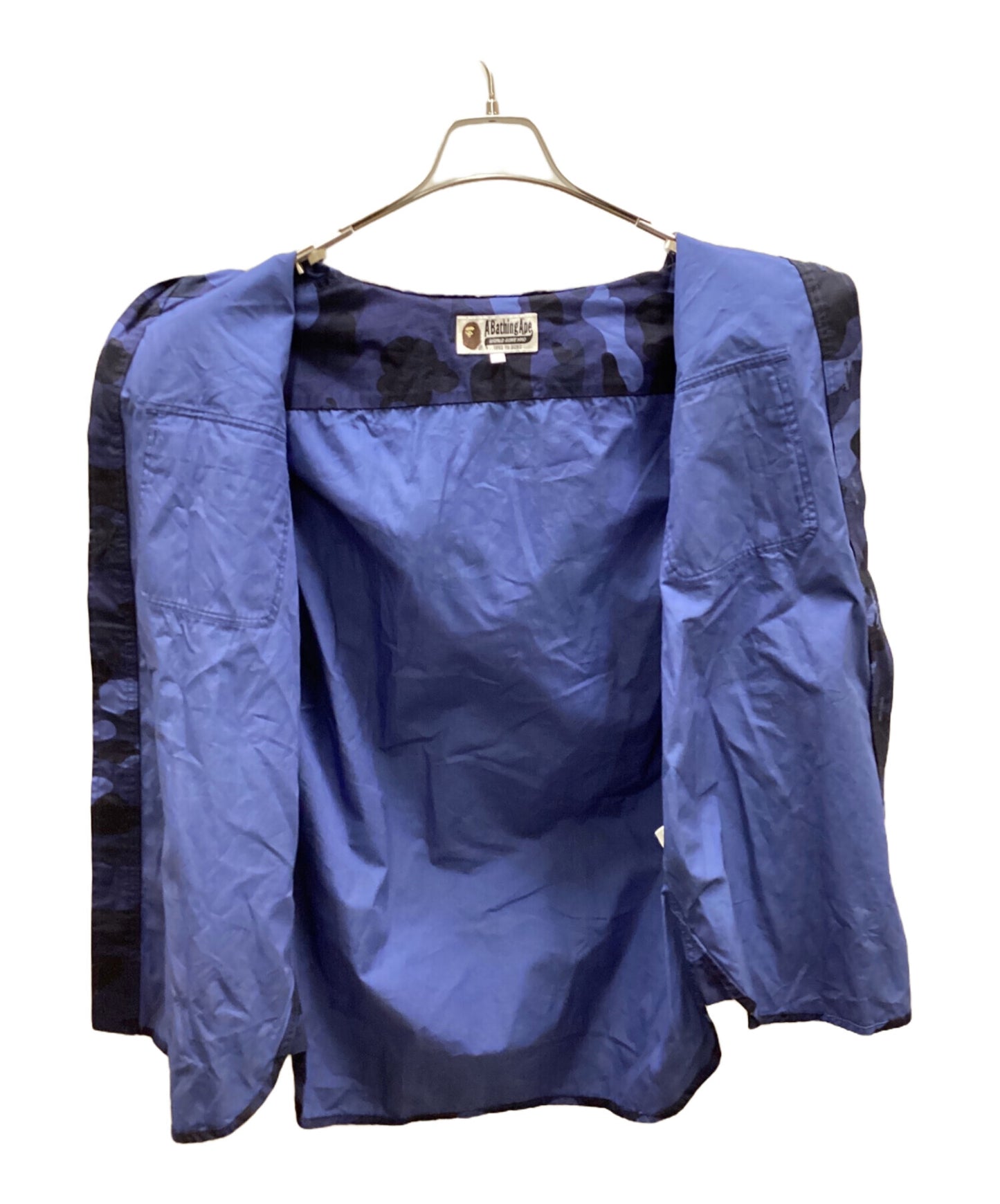 [Pre-owned] A BATHING APE Camo Hooded Shirt Jacket 001SHH801008M