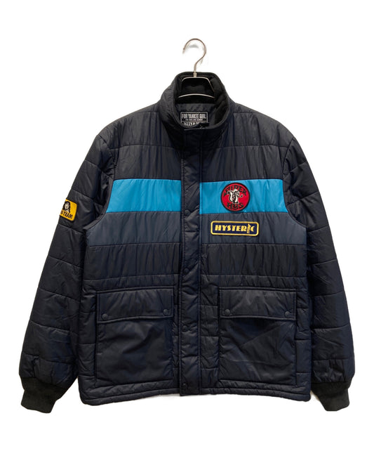 [Pre-owned] Hysteric Glamour RACING applique stand collar jacket 02223AB04