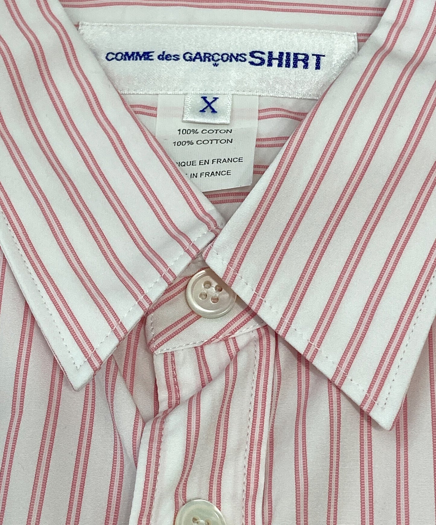 [Pre-owned] COMME des GARCONS SHIRT FOREVER striped shirt CDGS3PS