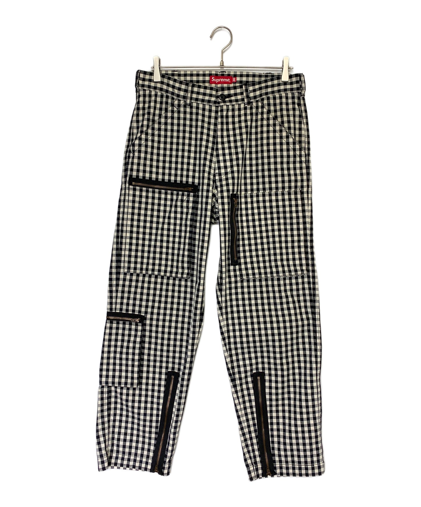 [Pre-owned] SUPREME Gingham Flight Pant