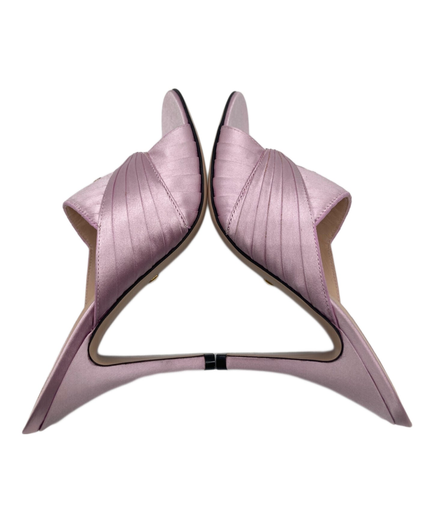 [Pre-owned] GUCCI Satin sandals