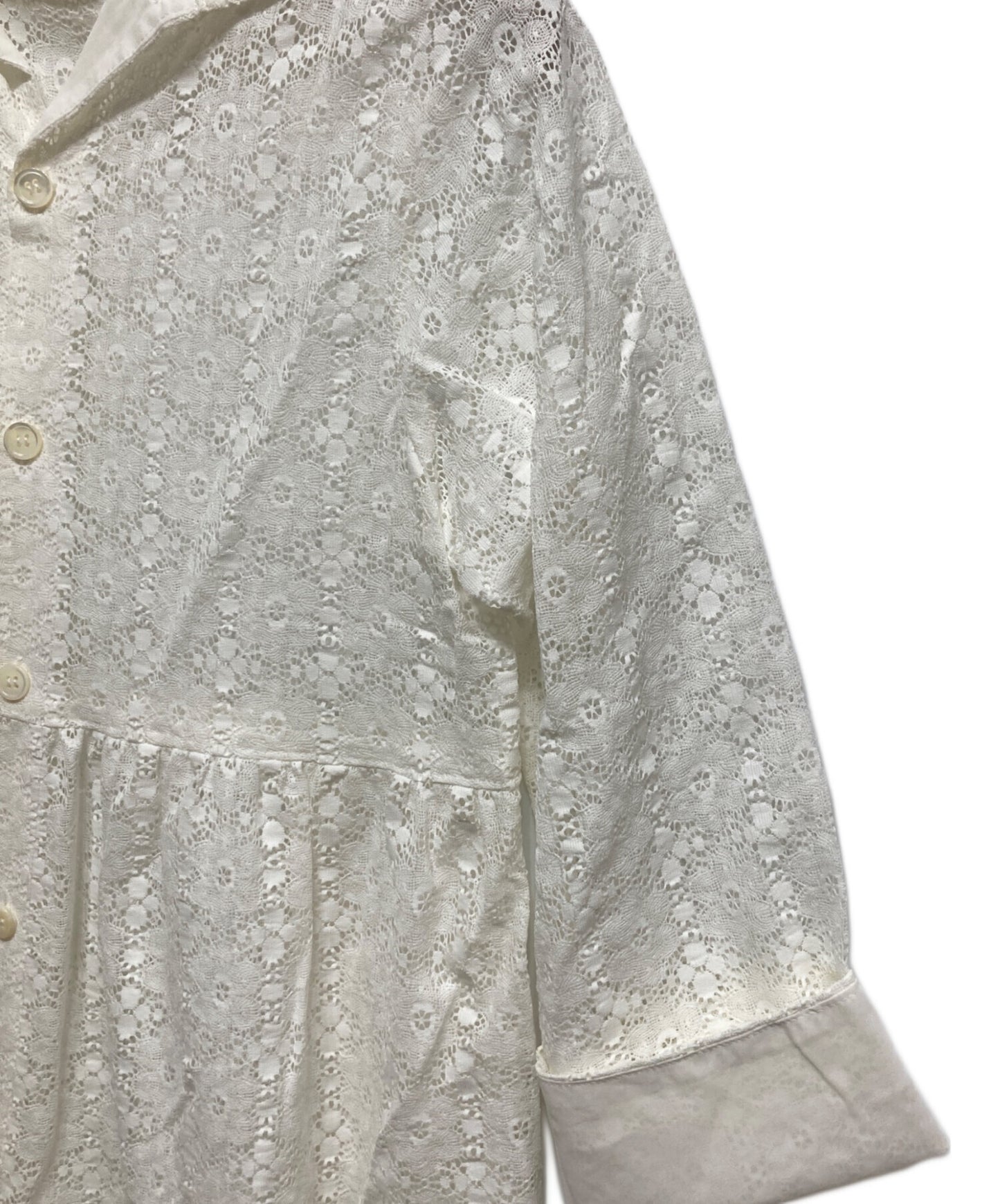 [Pre-owned] tricot COMME des GARCONS Lace Shirt Dress TG-O013 / AD2020