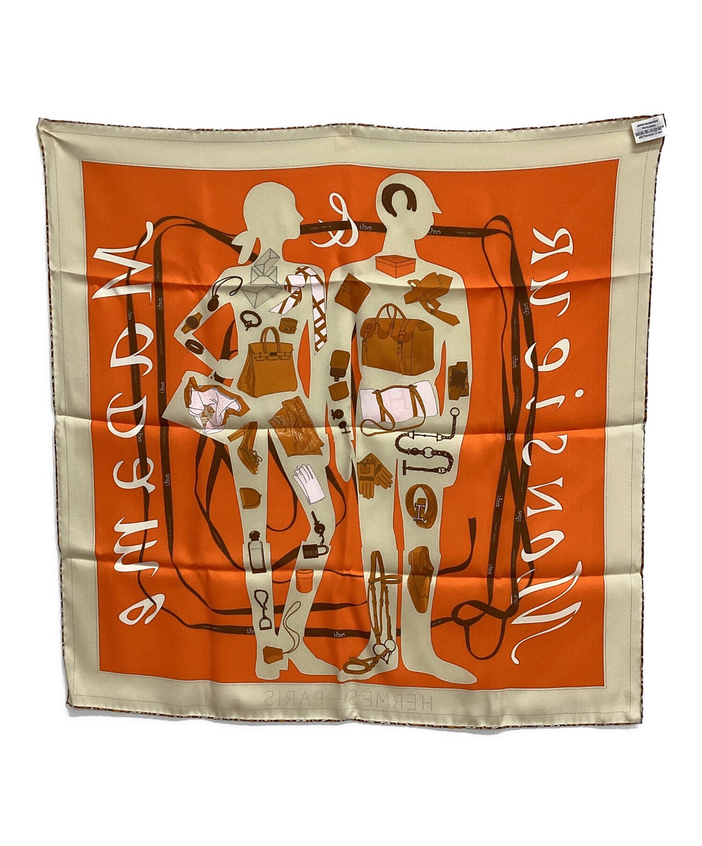 [Pre-owned] HERMES Carré 70 Monsieur et Madame