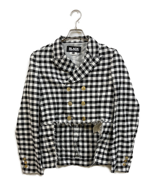 [Pre-owned] BLACK COMME des GARCONS Estelle Gingham Check Jacket (Post-Processing) 1M-J019/AD2023
