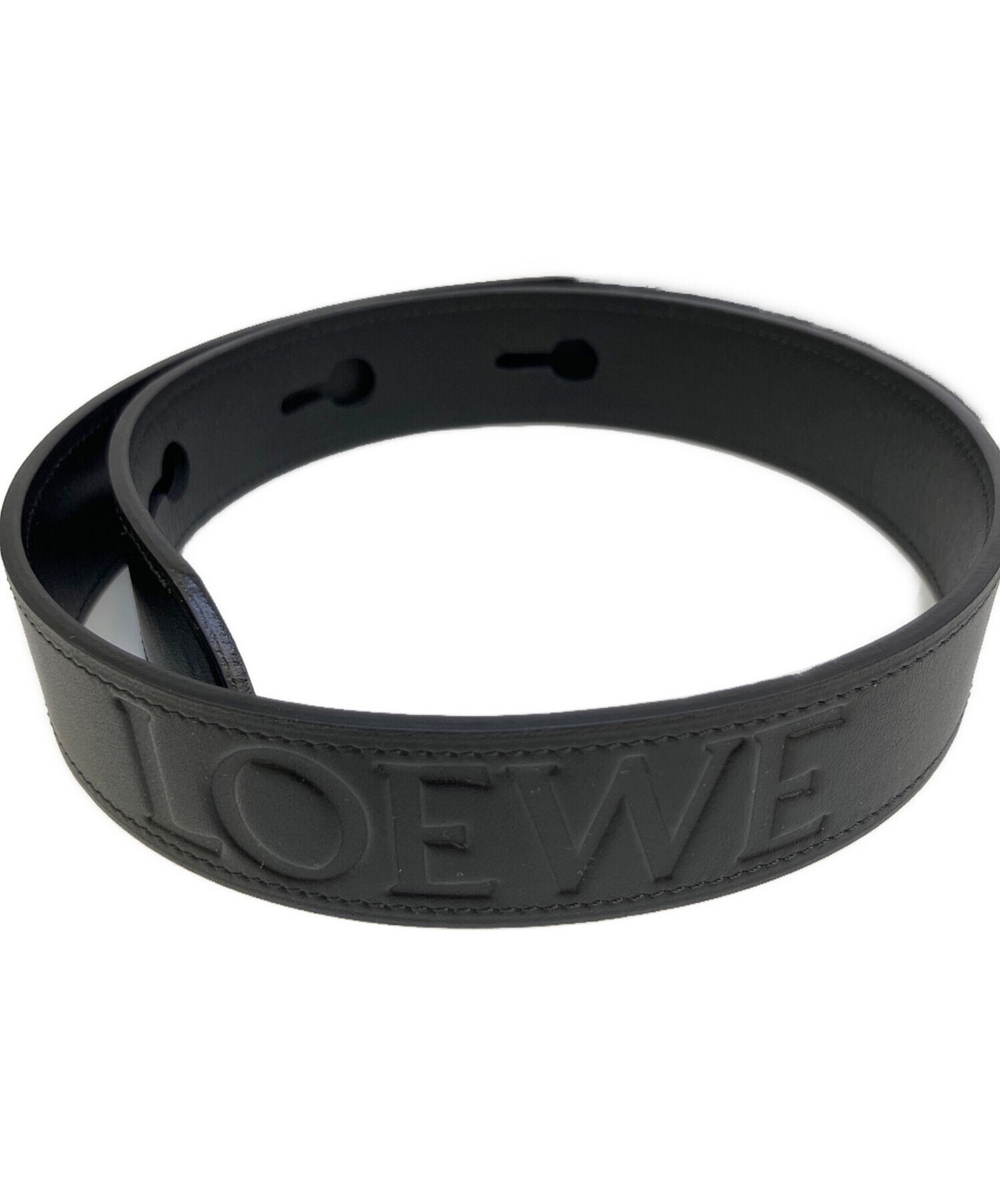 [Pre-owned] LOEWE leather belt