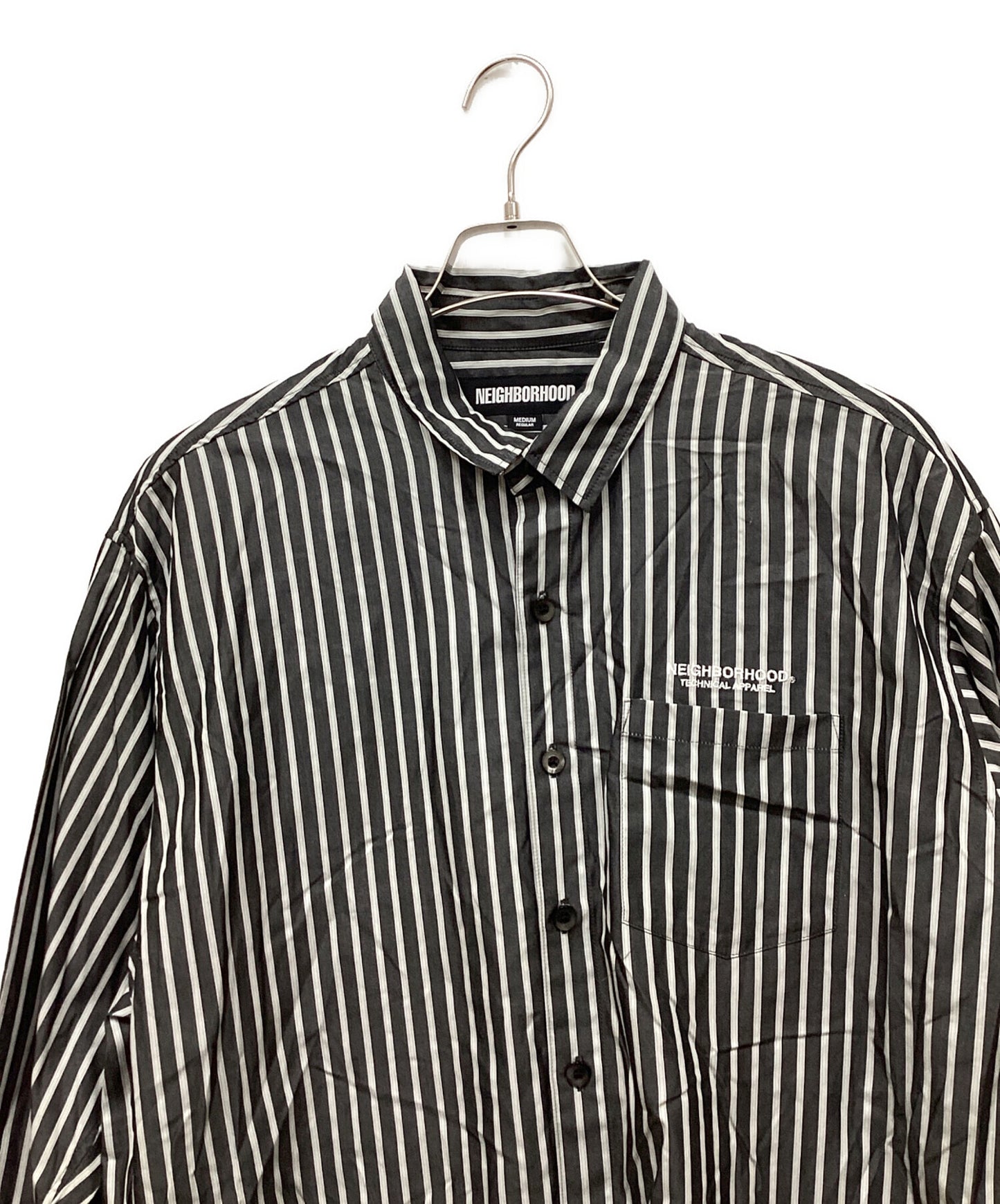 [Pre-owned] NEIGHBORHOOD STRIPE SHIRT LS 241AQNH-SHM02