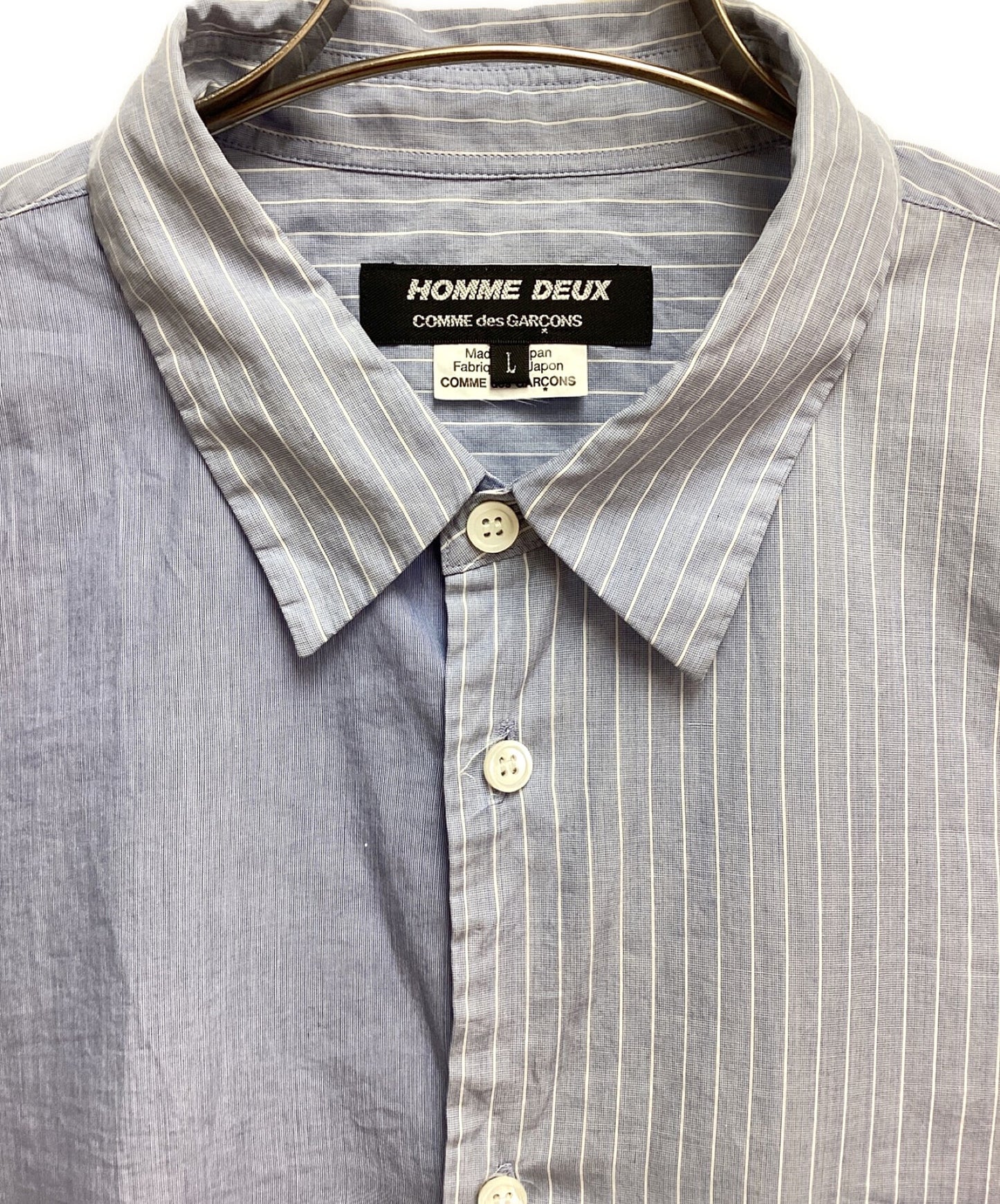 [Pre-owned] COMME des GARCONS HOMME DEUX Stripe switchover shirt AD2022 DJ-B028